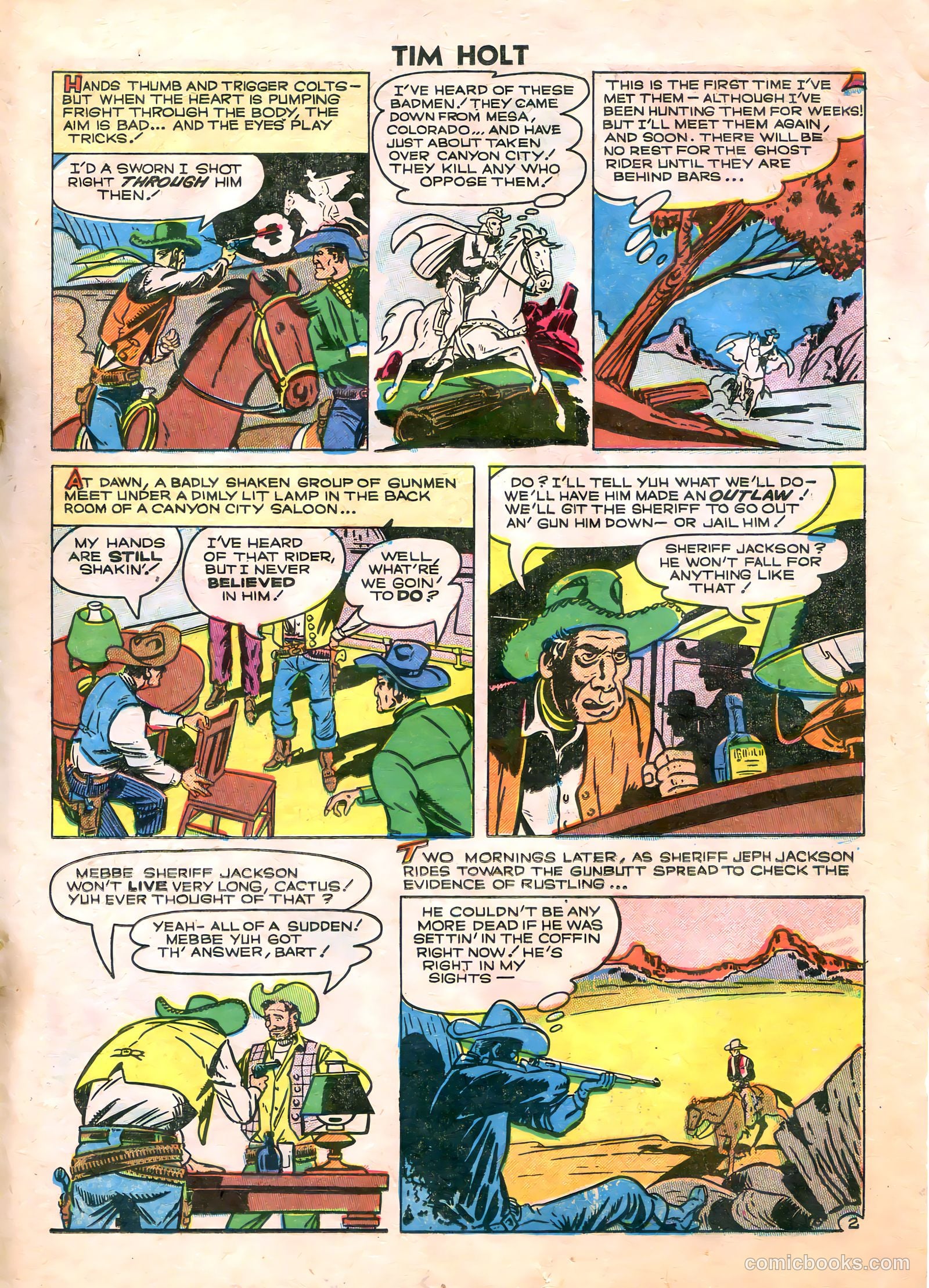 Tim Holt #14 — page 22 of 38