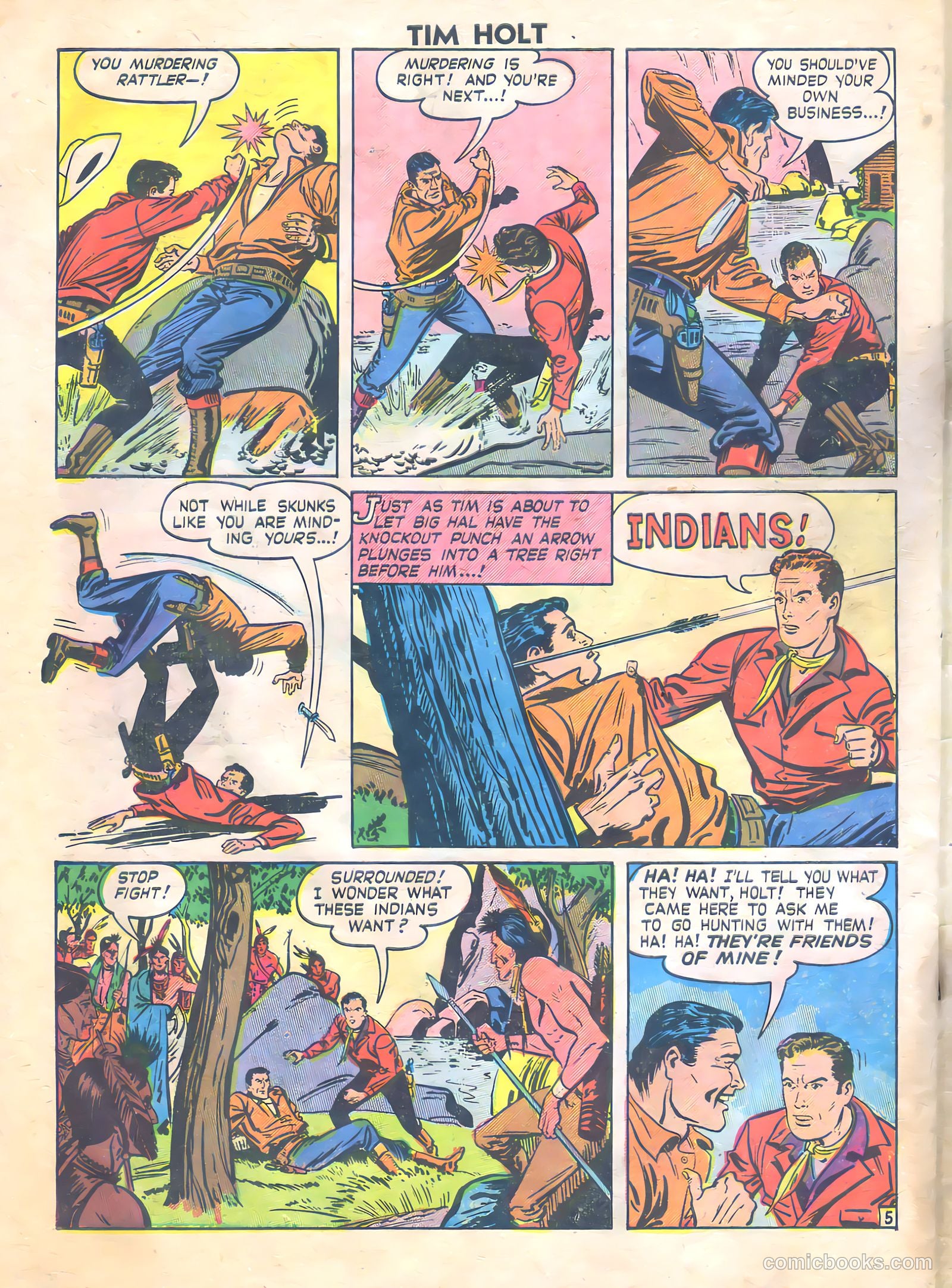 Tim Holt #14 — page 33 of 38