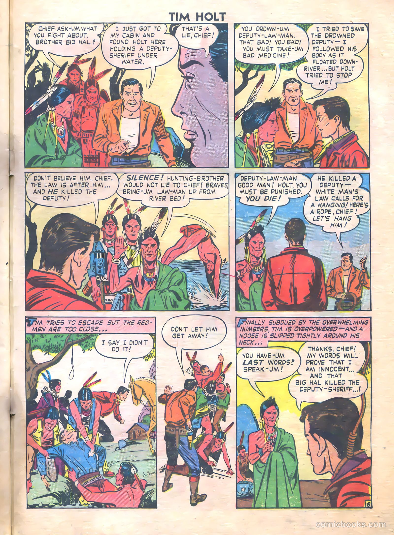 Tim Holt #14 — page 34 of 38