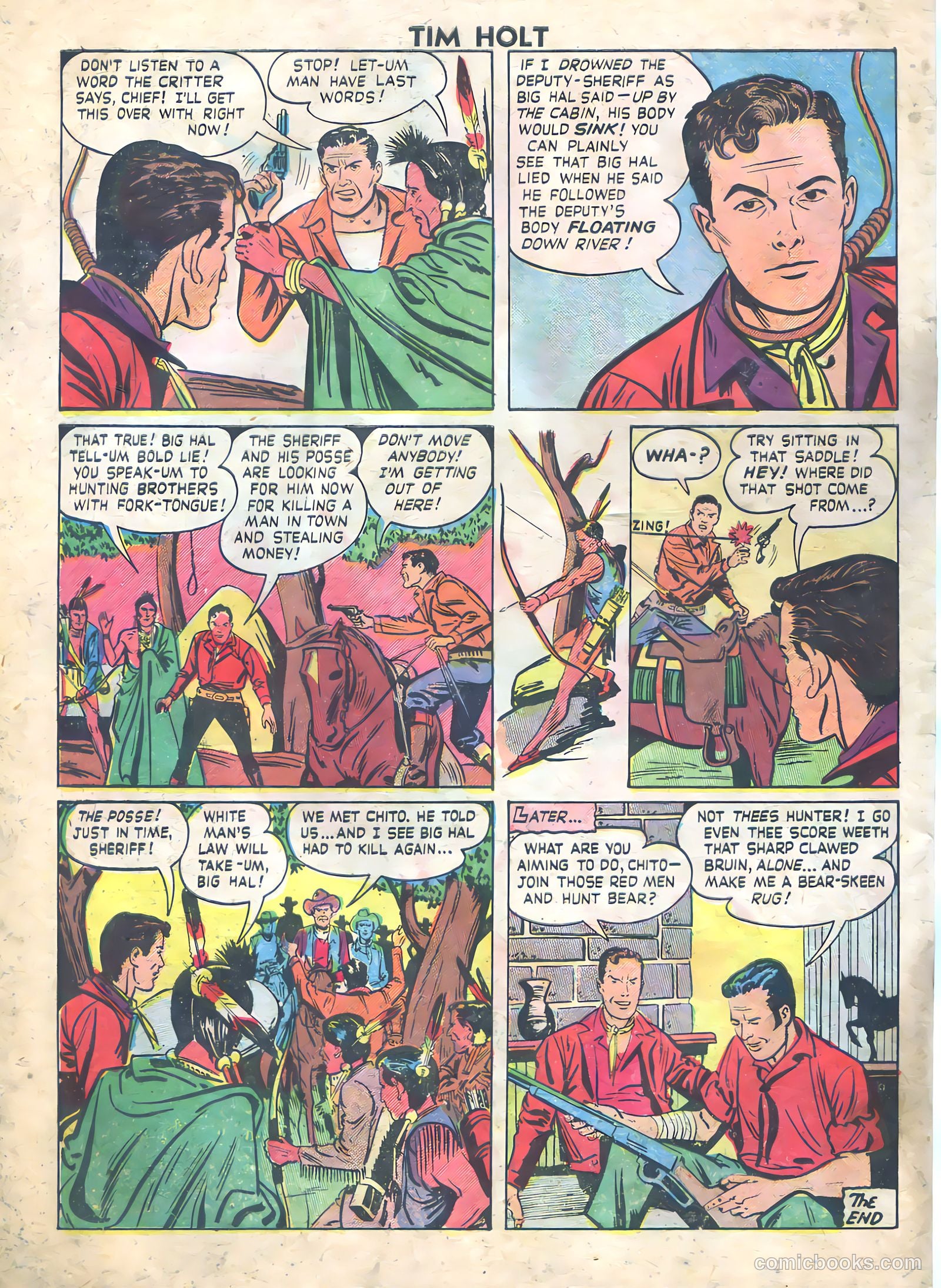 Tim Holt #14 — page 35 of 38