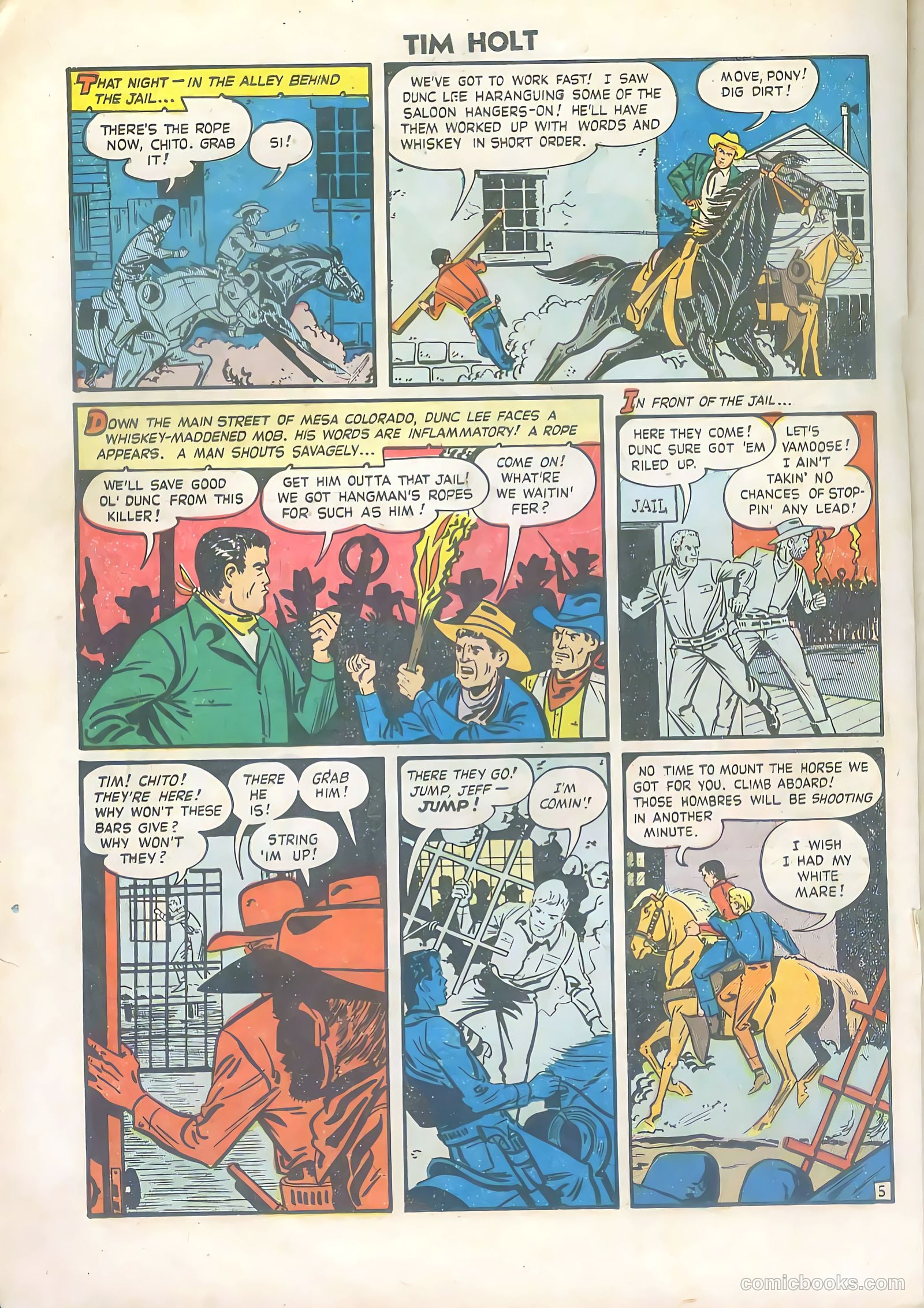 Tim Holt #15 — page 22 of 36