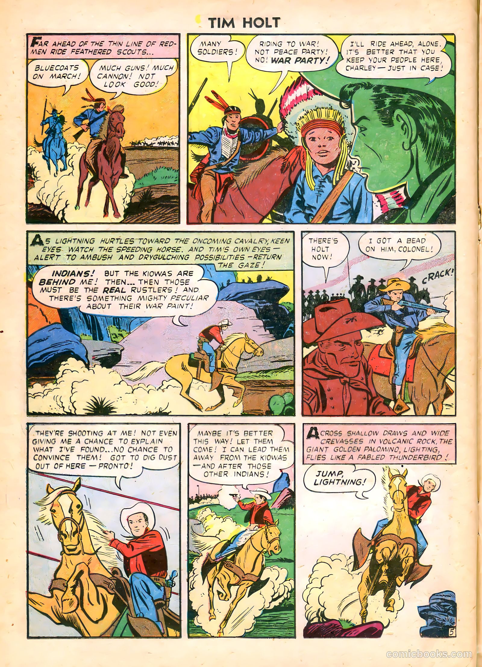 Tim Holt #16 — page 16 of 36
