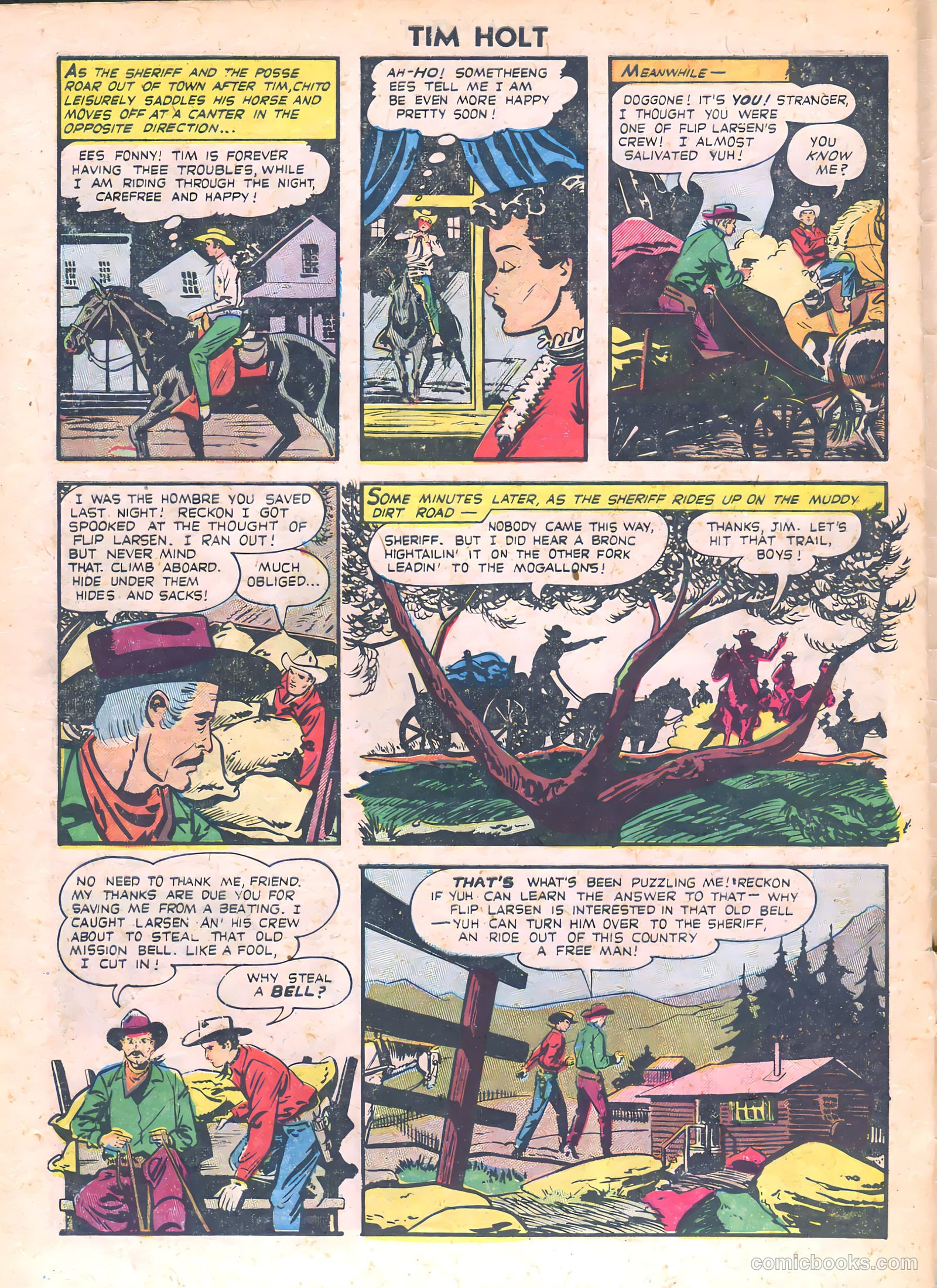 Tim Holt #18 — page 32 of 36
