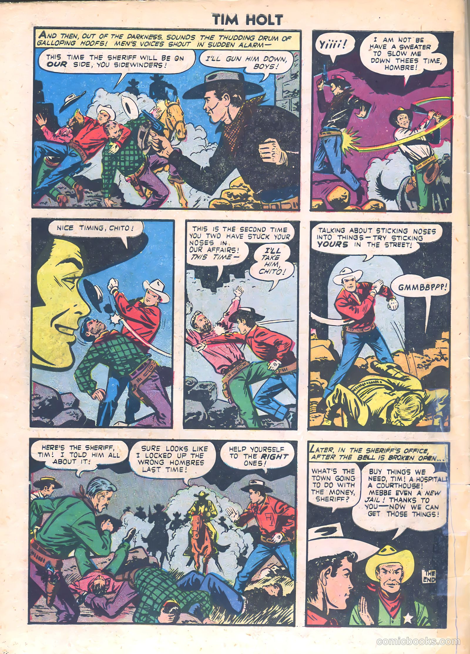 Tim Holt #18 — page 34 of 36