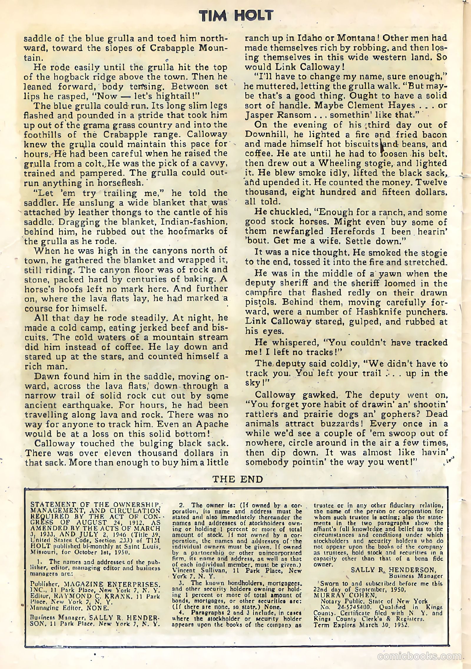 Tim Holt #21 — page 25 of 34