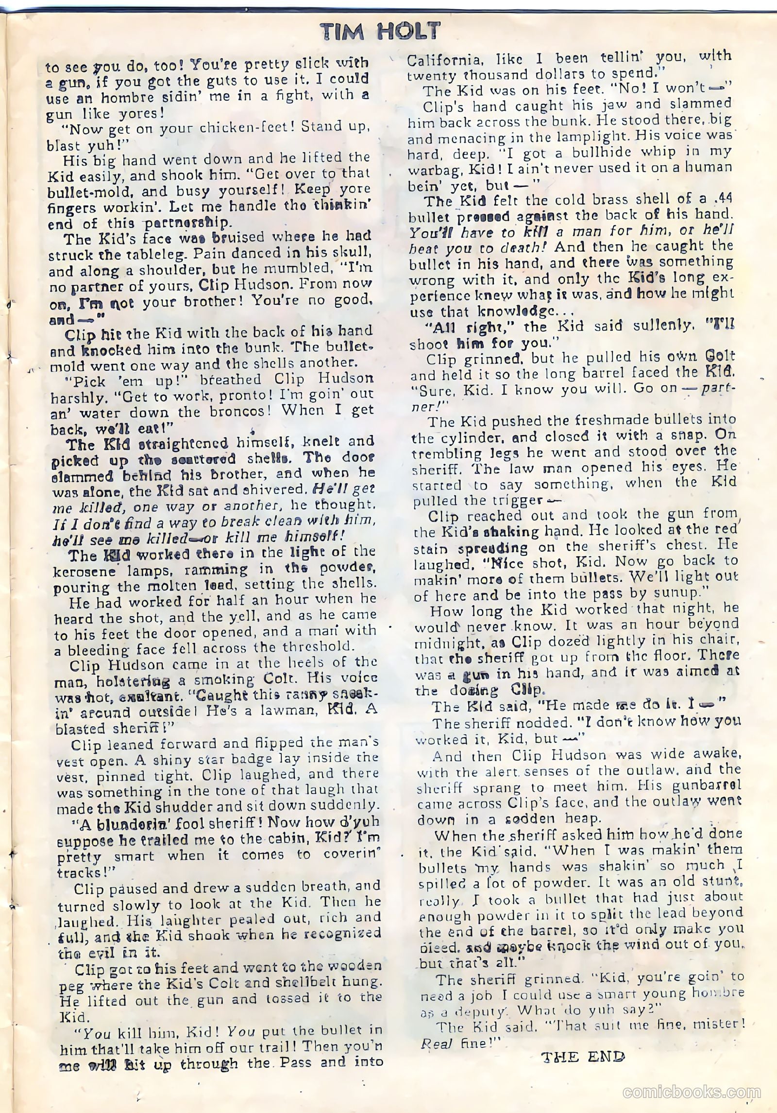 Tim Holt #25 — page 25 of 36