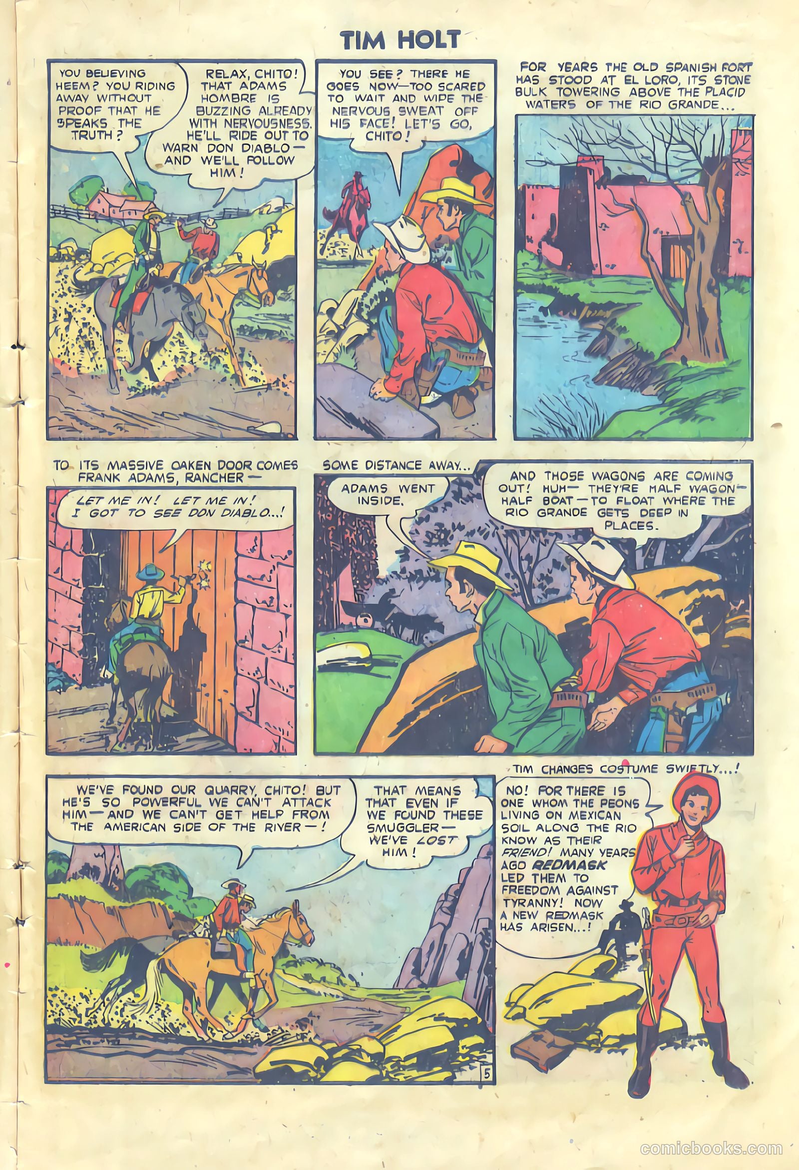 Tim Holt #28 — page 7 of 36