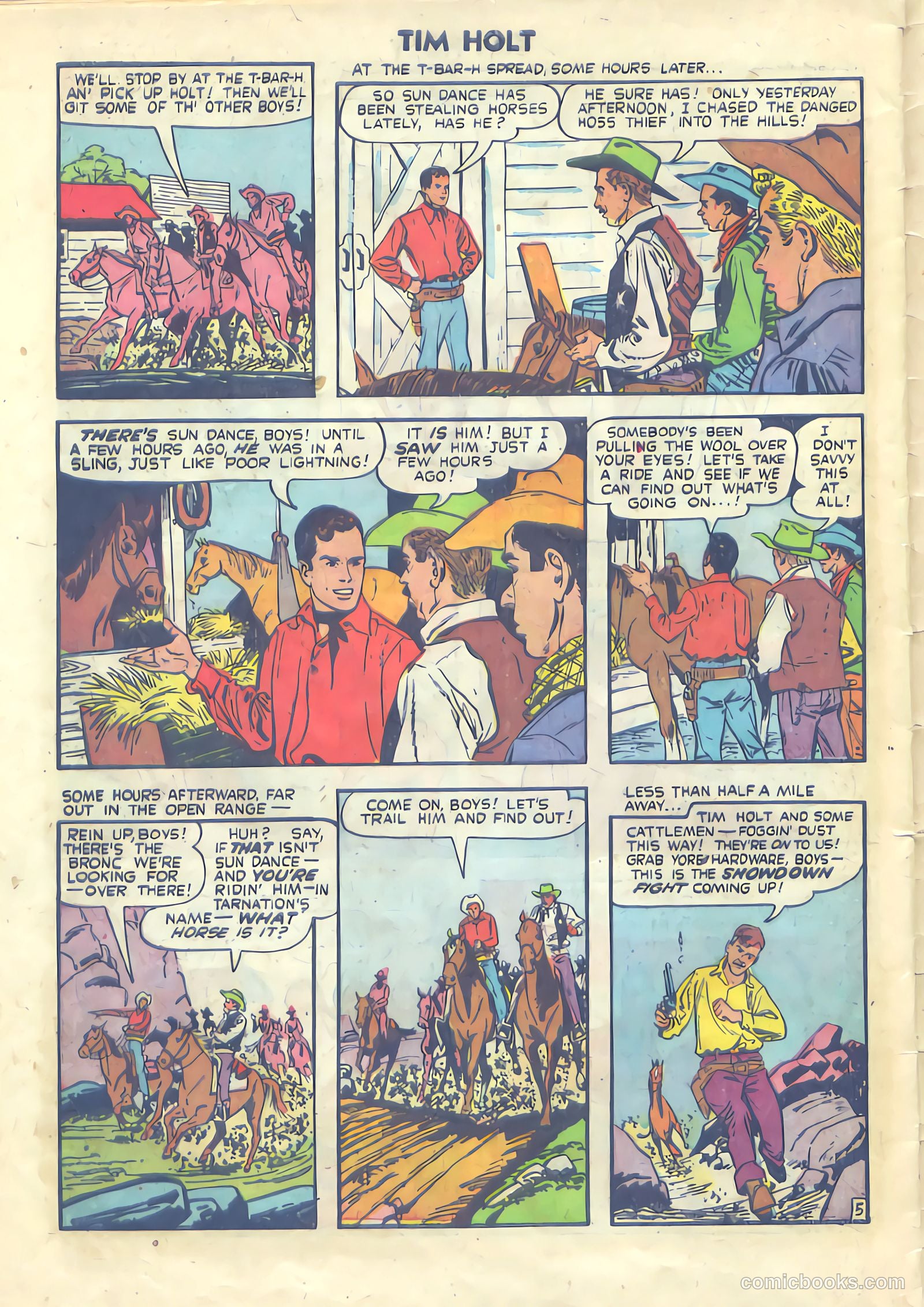 Tim Holt #28 — page 32 of 36