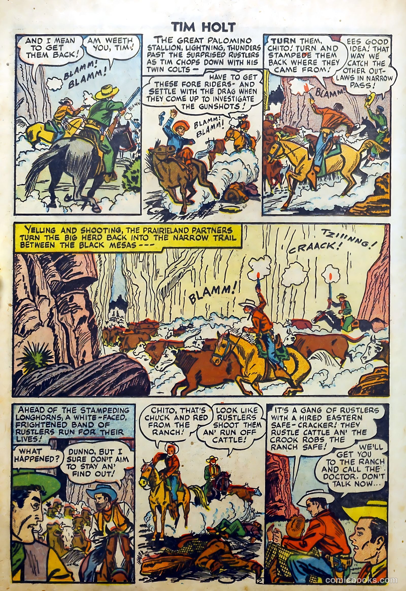 Tim Holt #3 — page 4 of 36