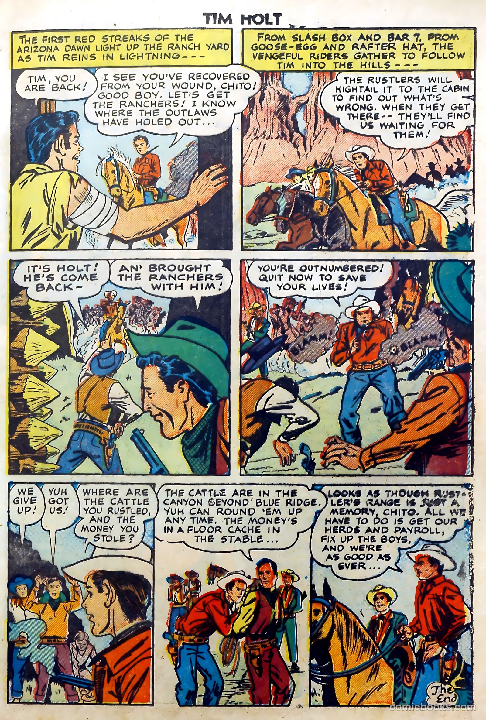 Tim Holt #3 — page 9 of 36