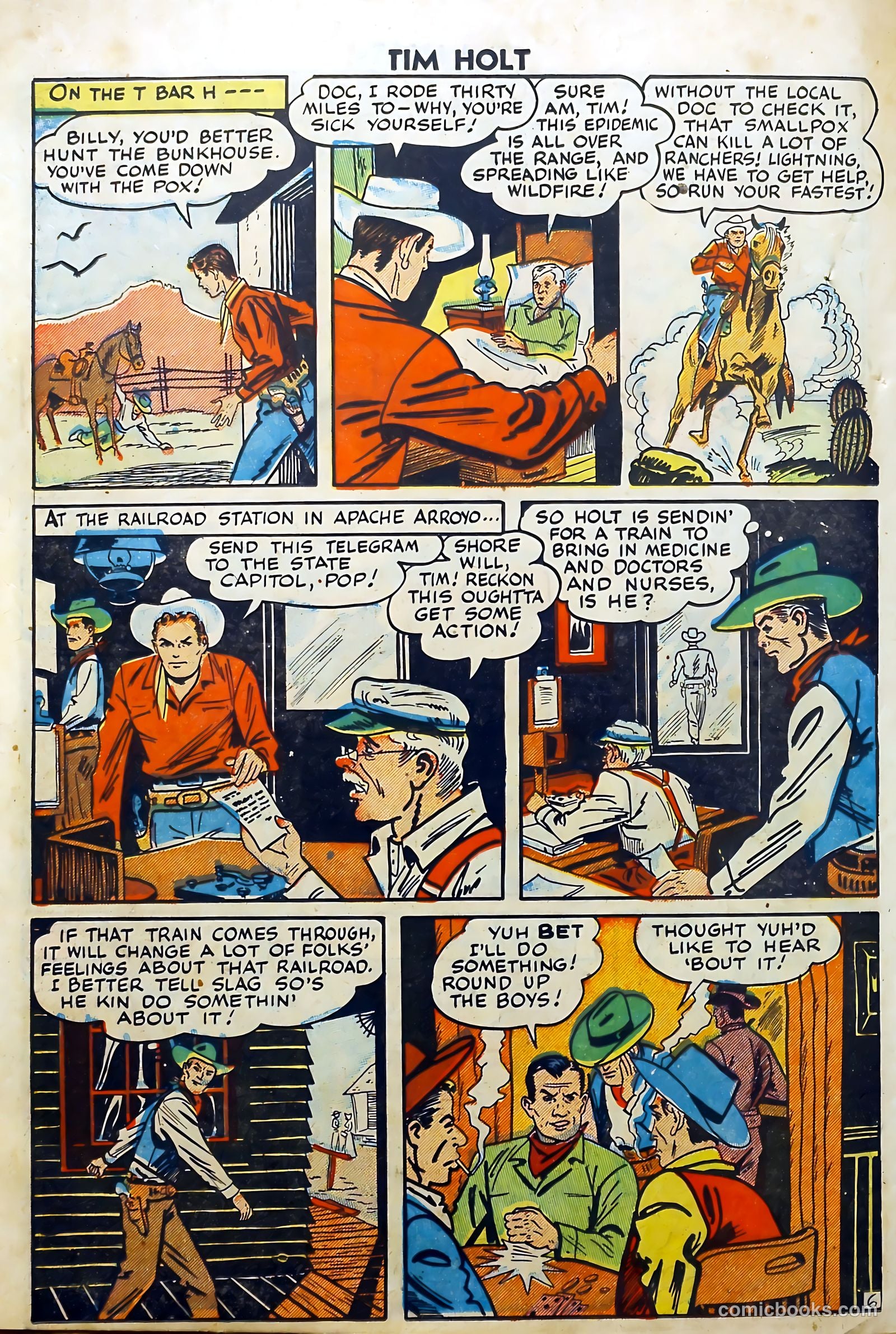 Tim Holt #3 — page 32 of 36