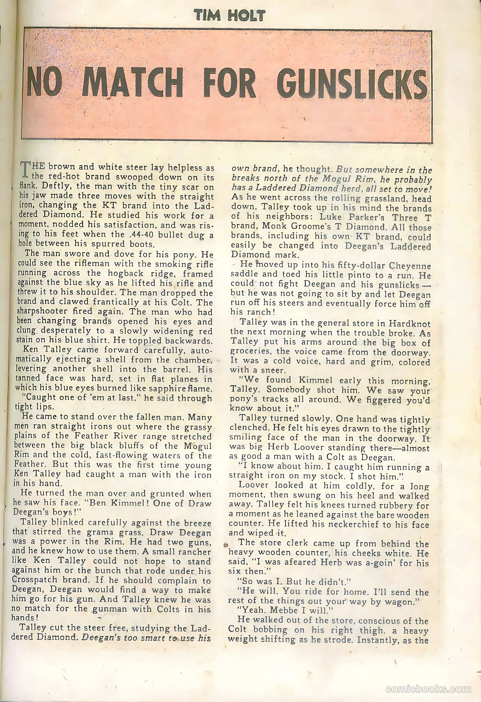 Tim Holt #33 — page 25 of 36