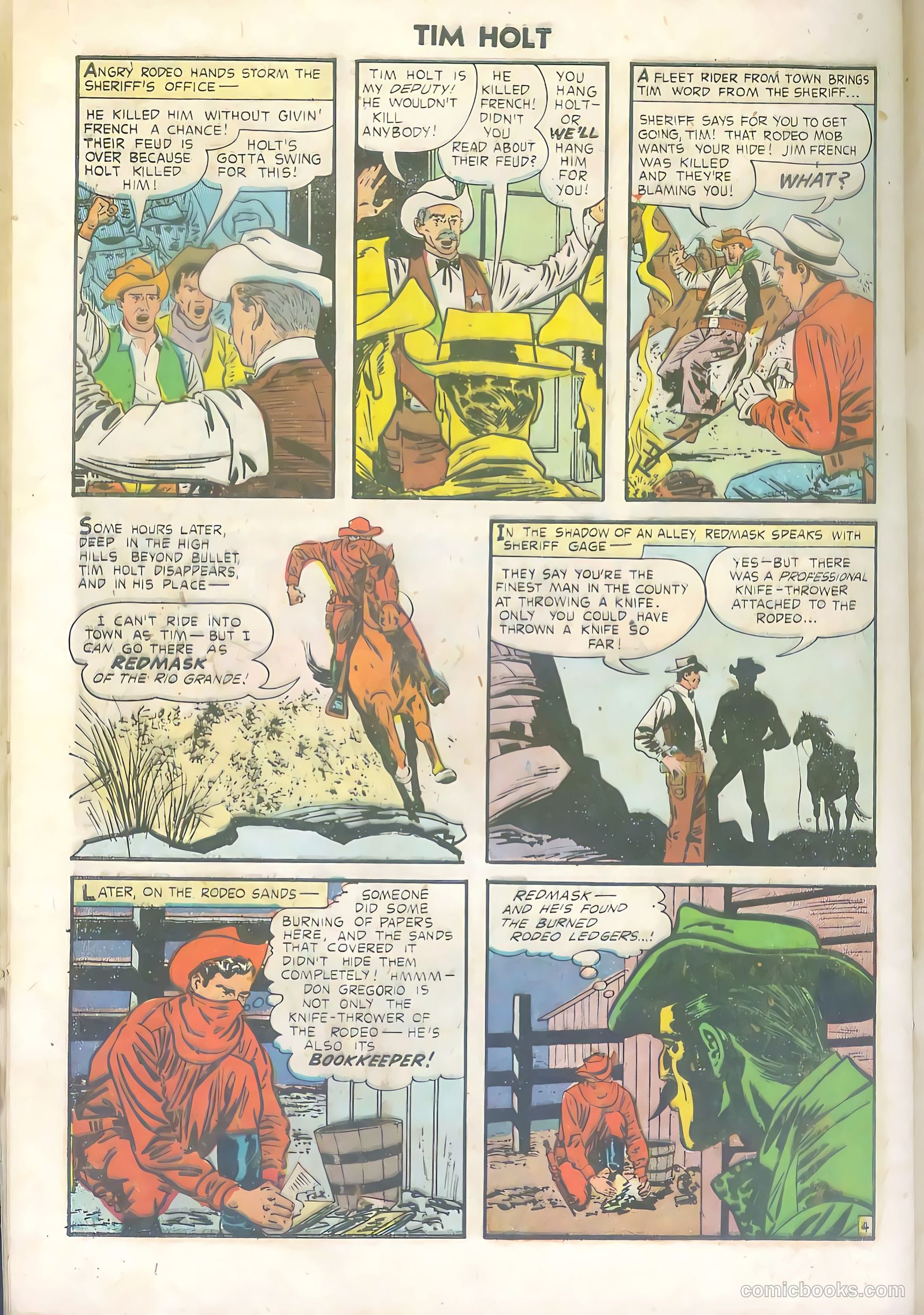 Tim Holt #33 — page 30 of 36