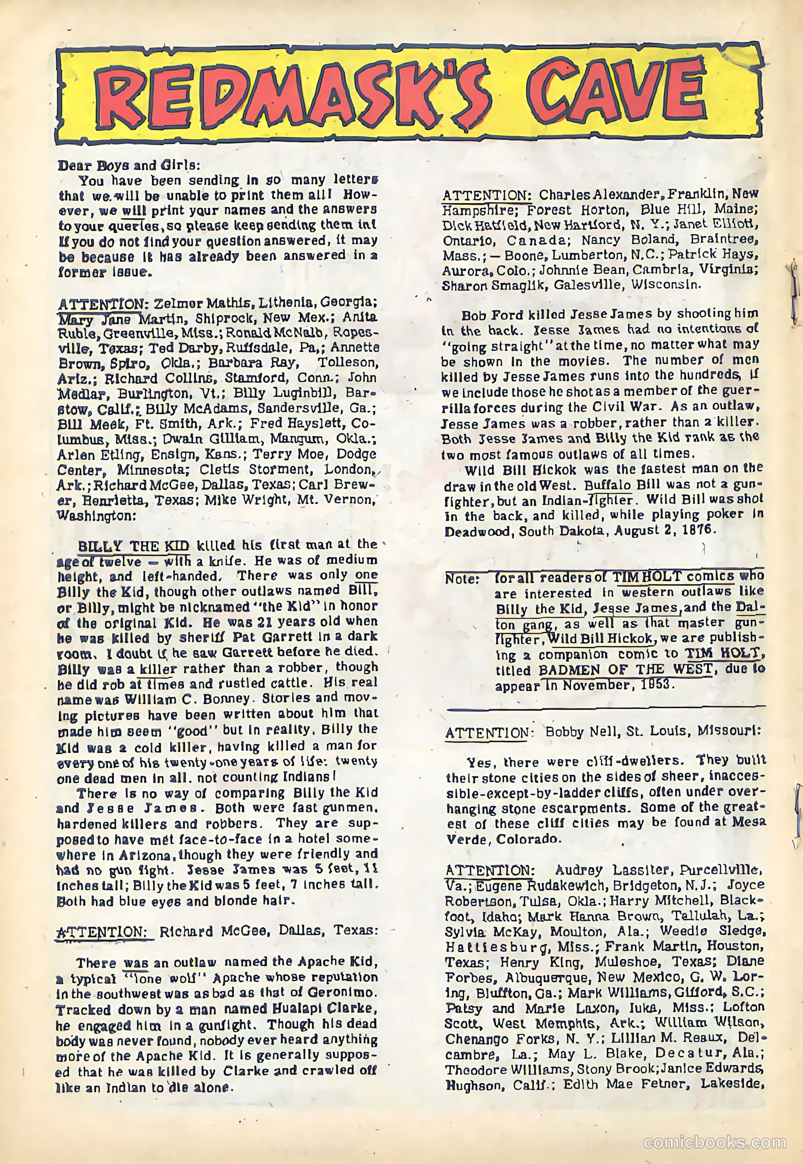 Tim Holt #39 — page 18 of 36