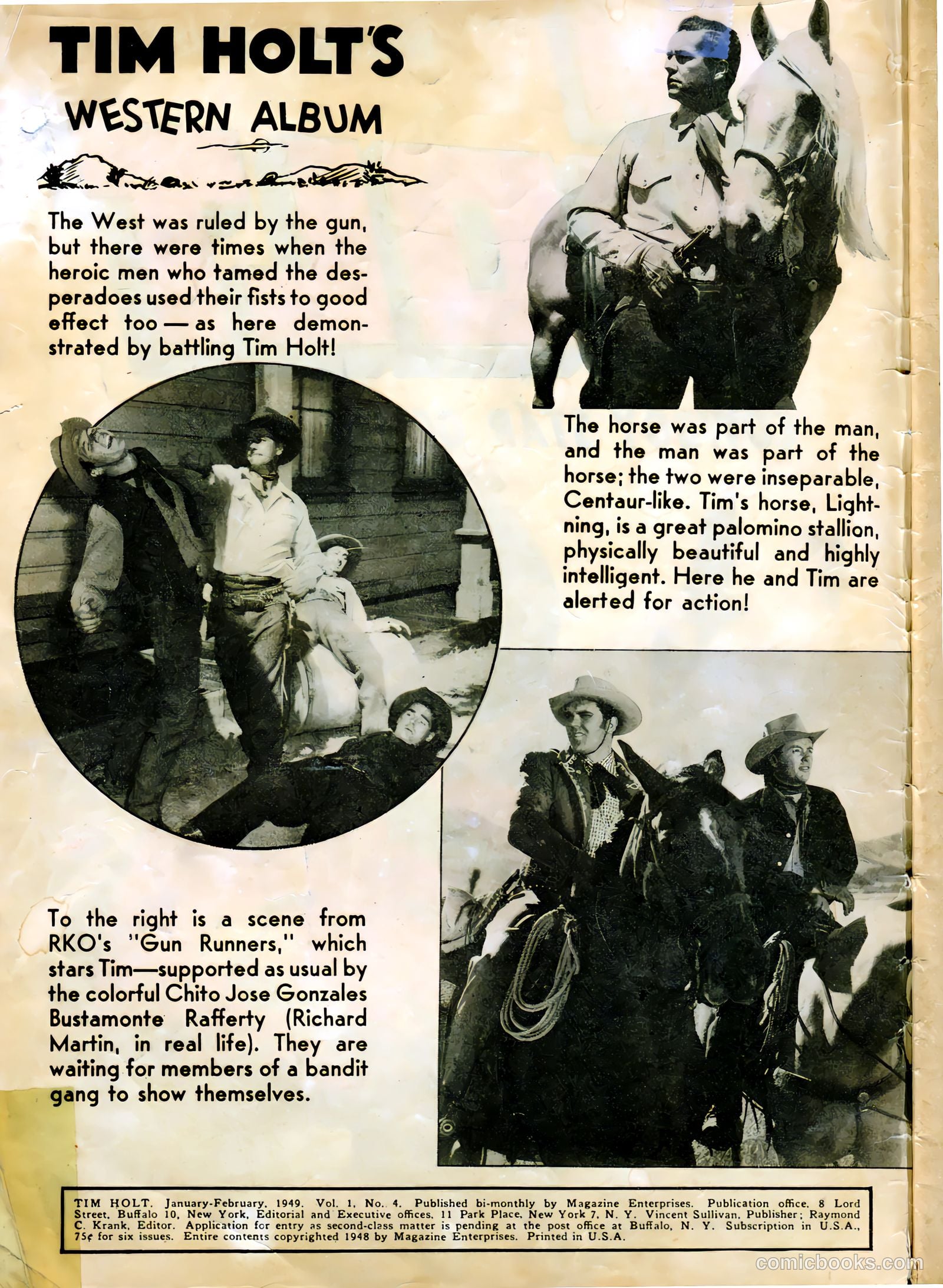 Tim Holt #4 — page 2 of 36