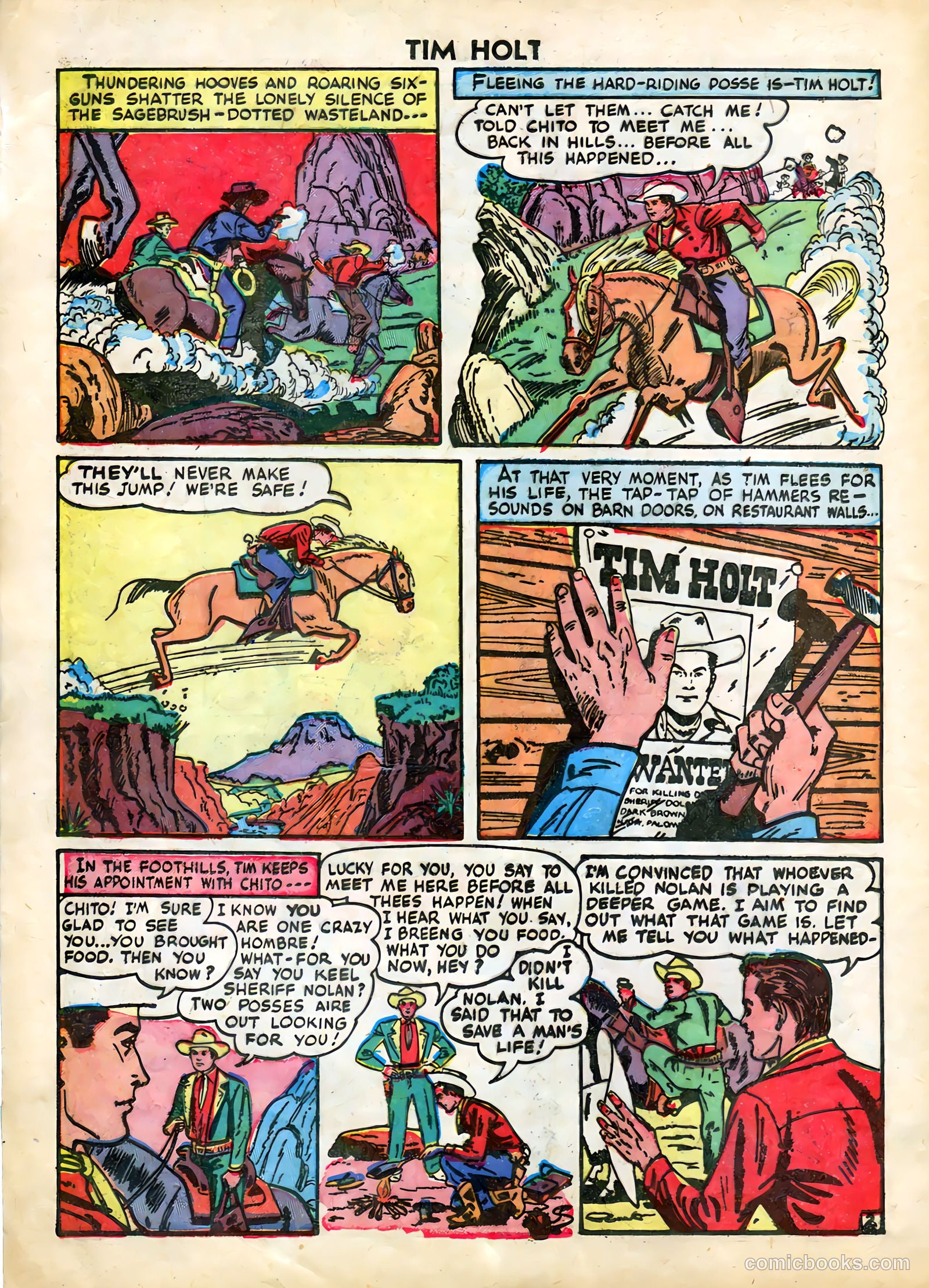 Tim Holt #4 — page 4 of 36