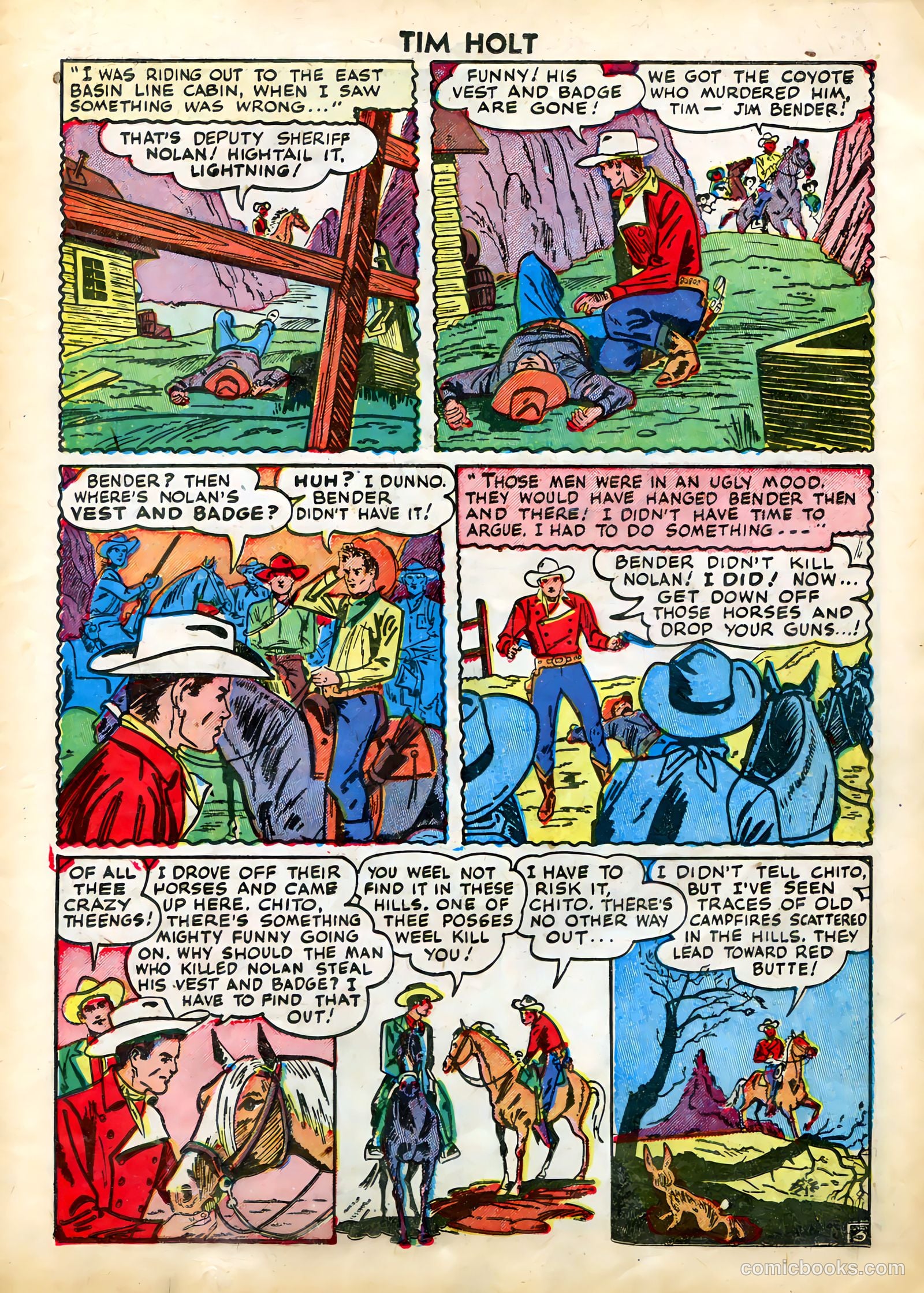 Tim Holt #4 — page 5 of 36