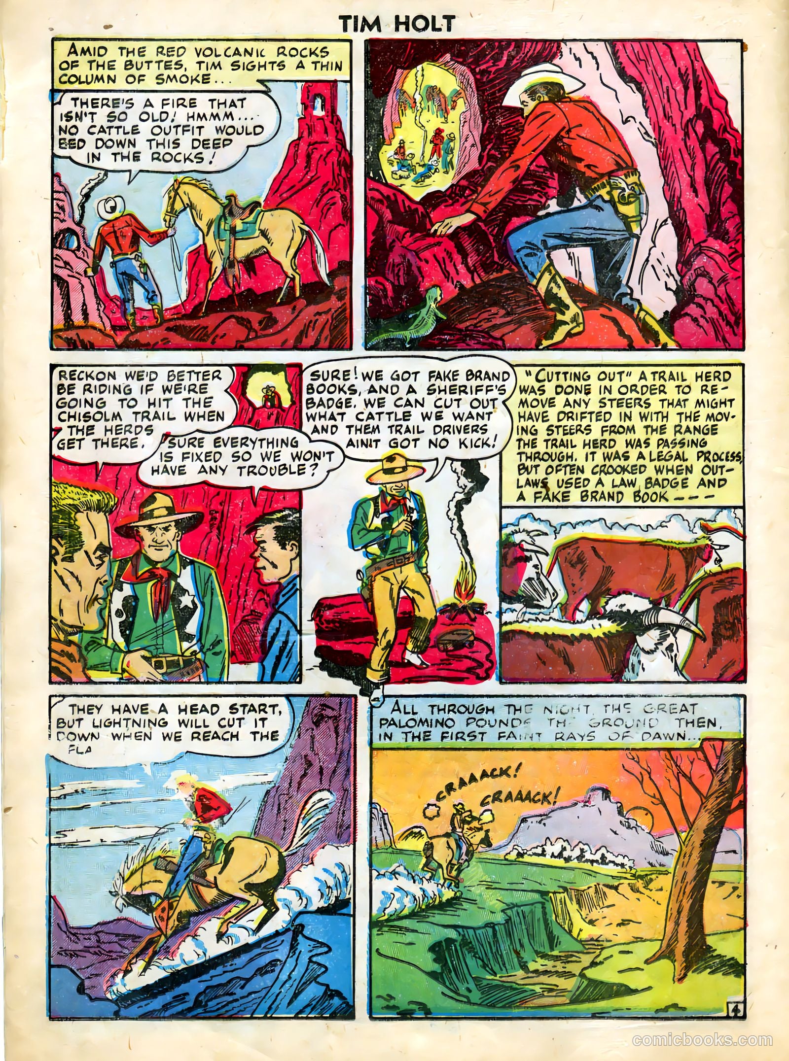 Tim Holt #4 — page 6 of 36