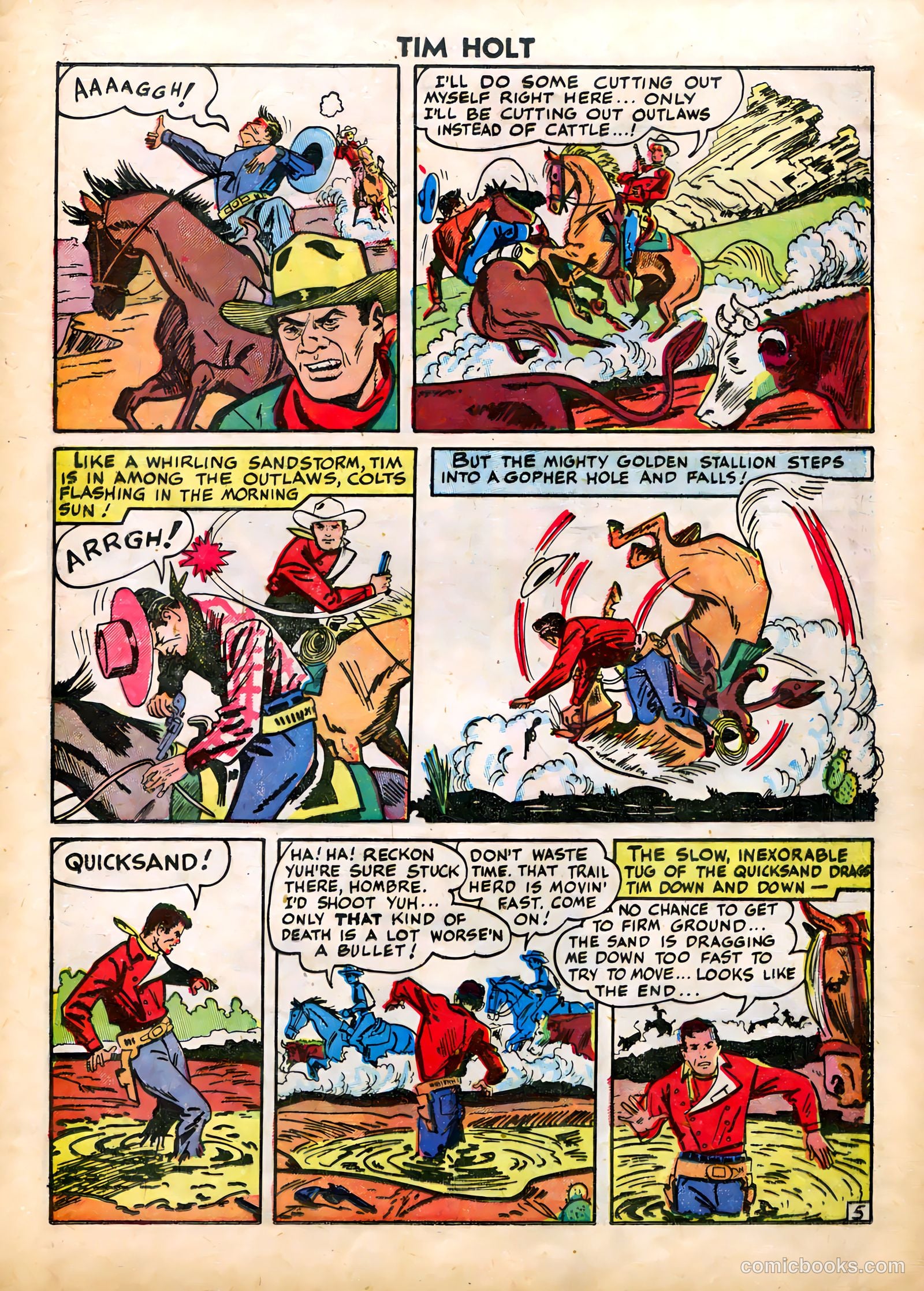 Tim Holt #4 — page 7 of 36