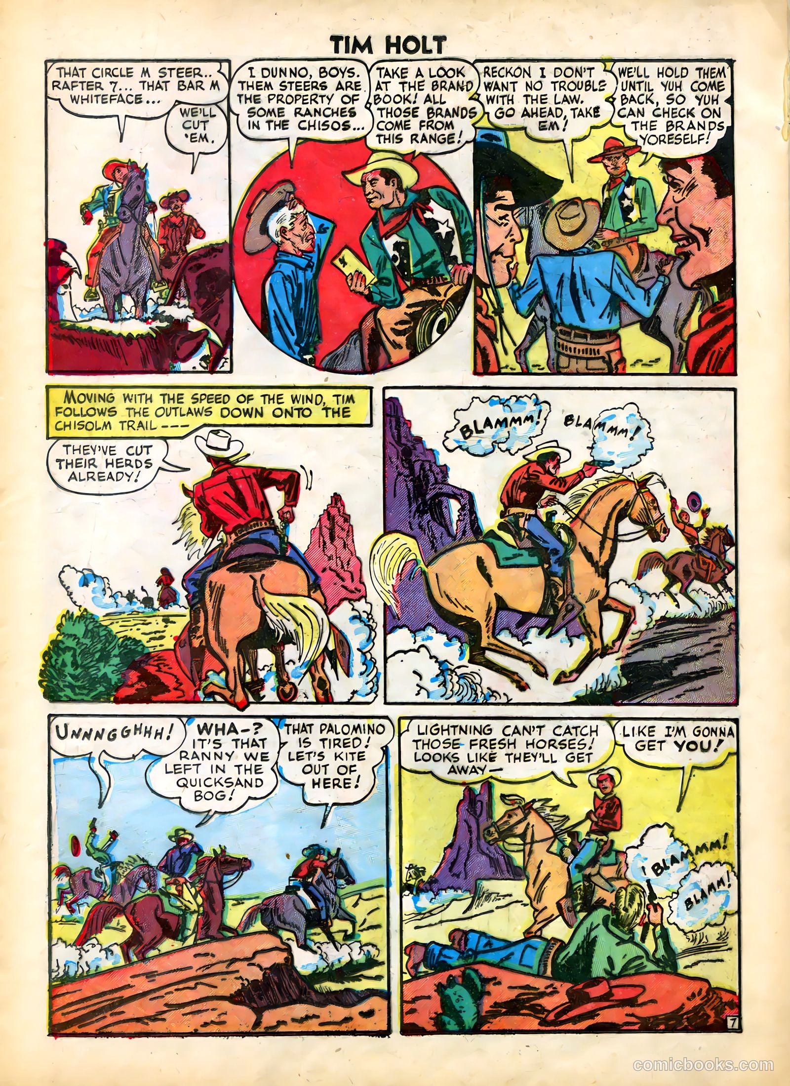 Tim Holt #4 — page 9 of 36