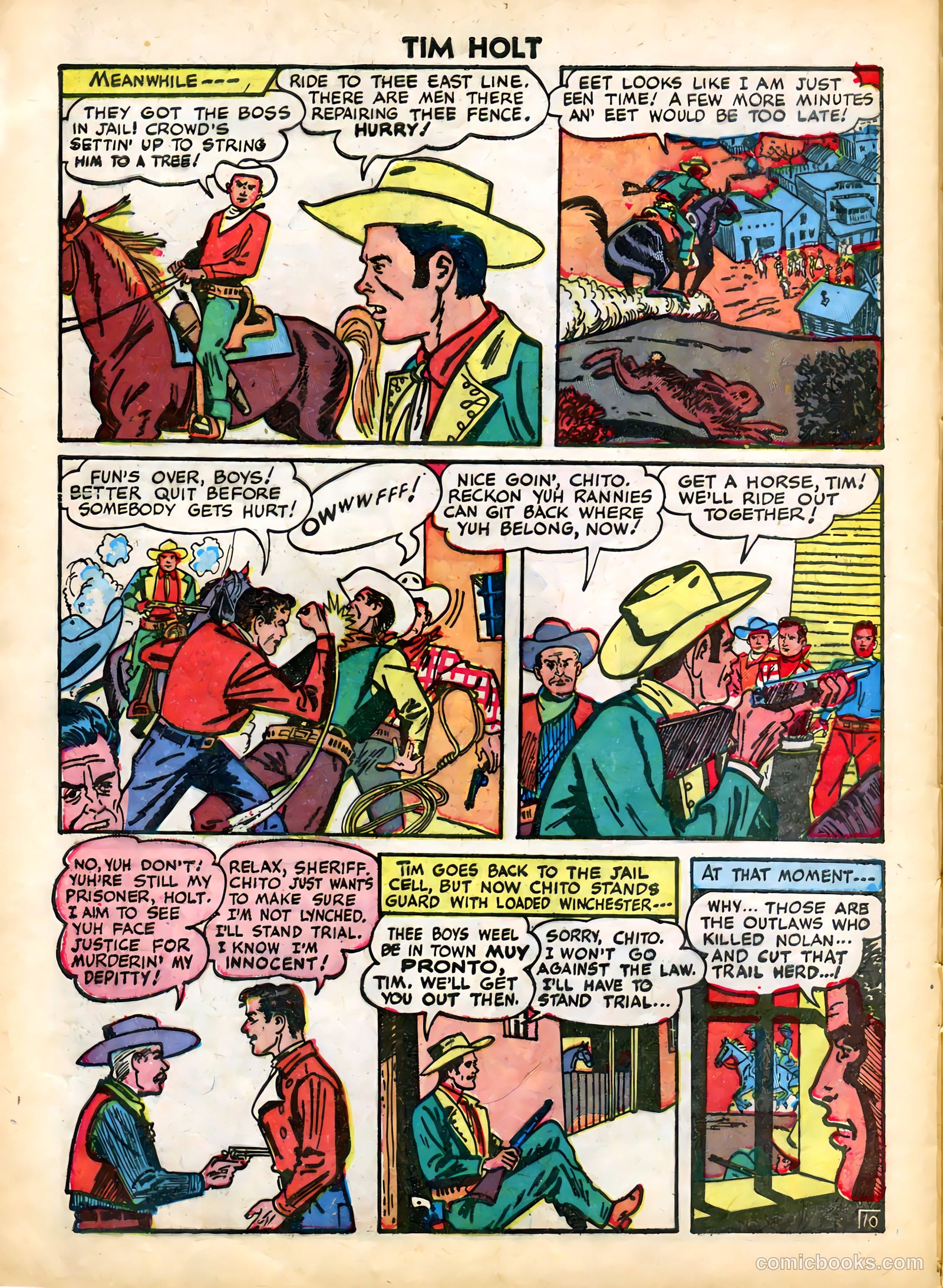 Tim Holt #4 — page 12 of 36