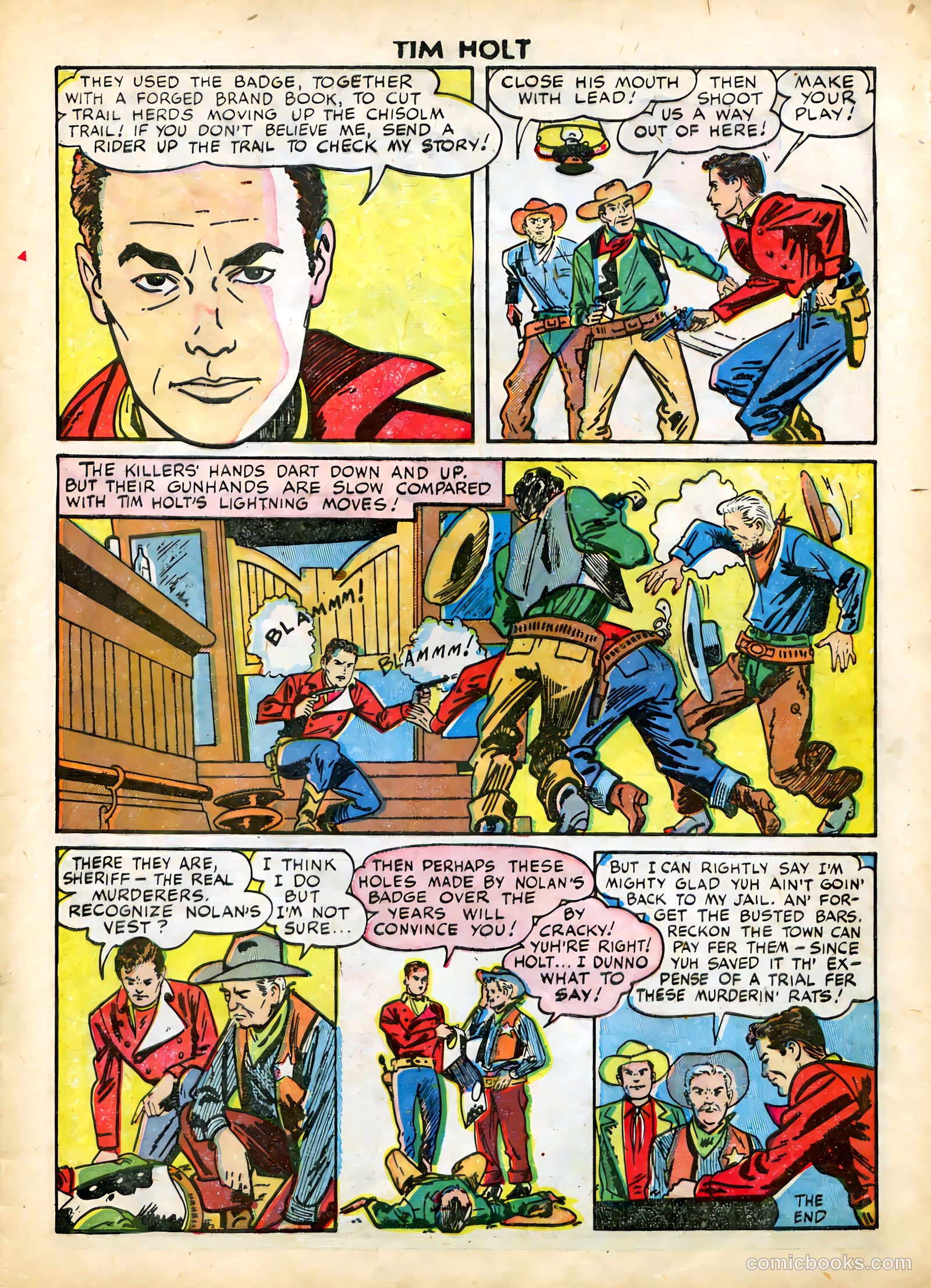 Tim Holt #4 — page 15 of 36