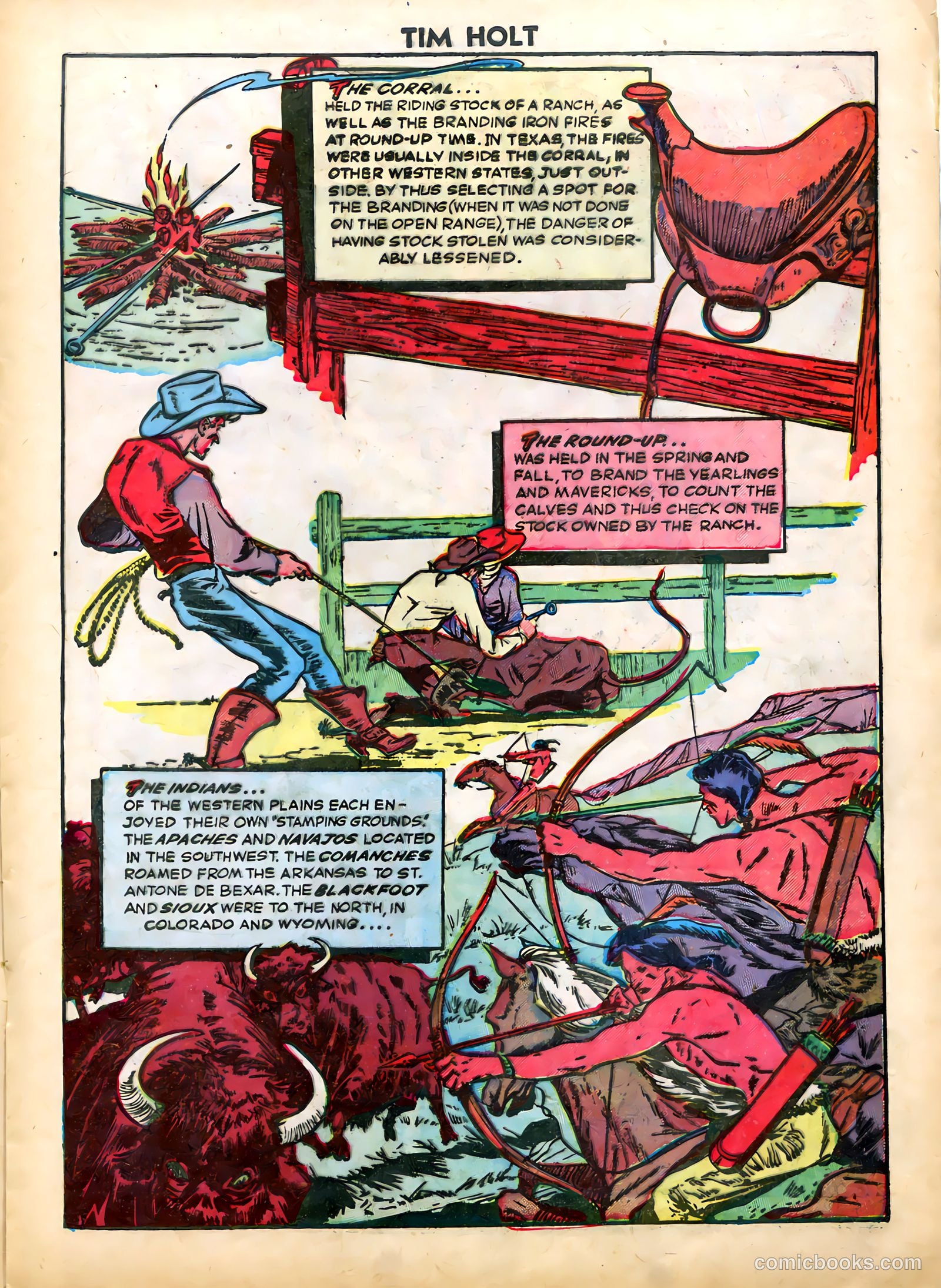 Tim Holt #4 — page 17 of 36