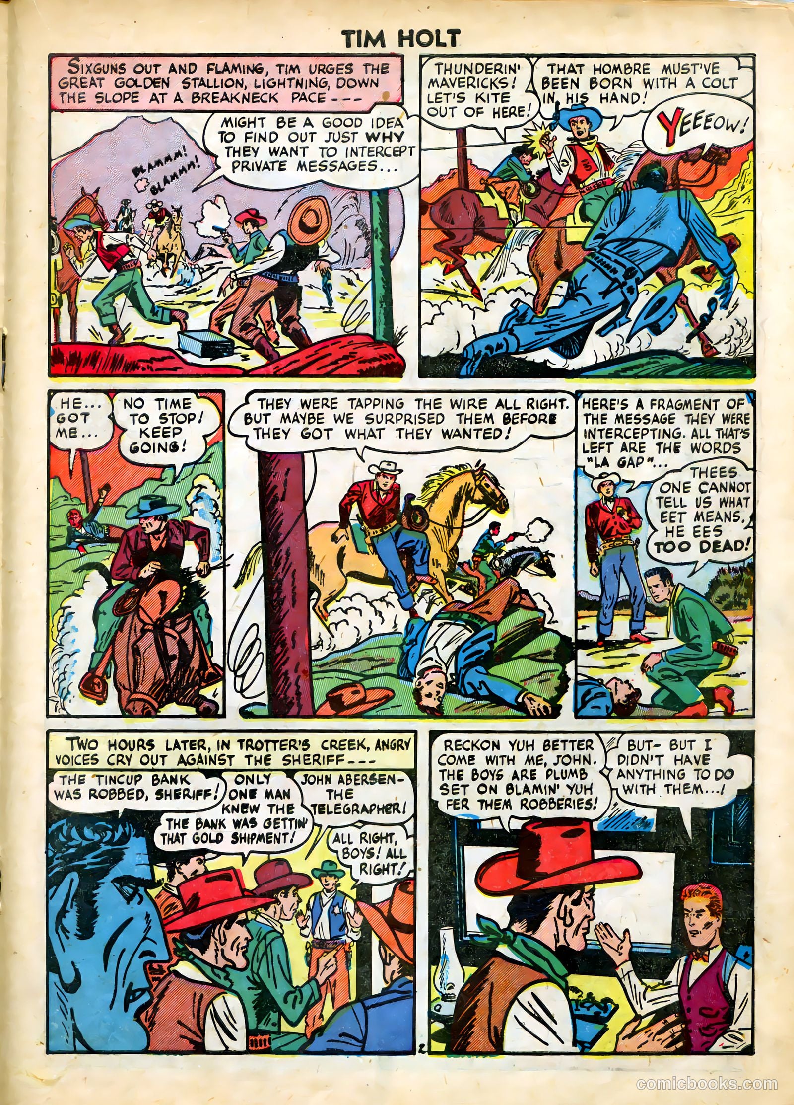 Tim Holt #4 — page 19 of 36