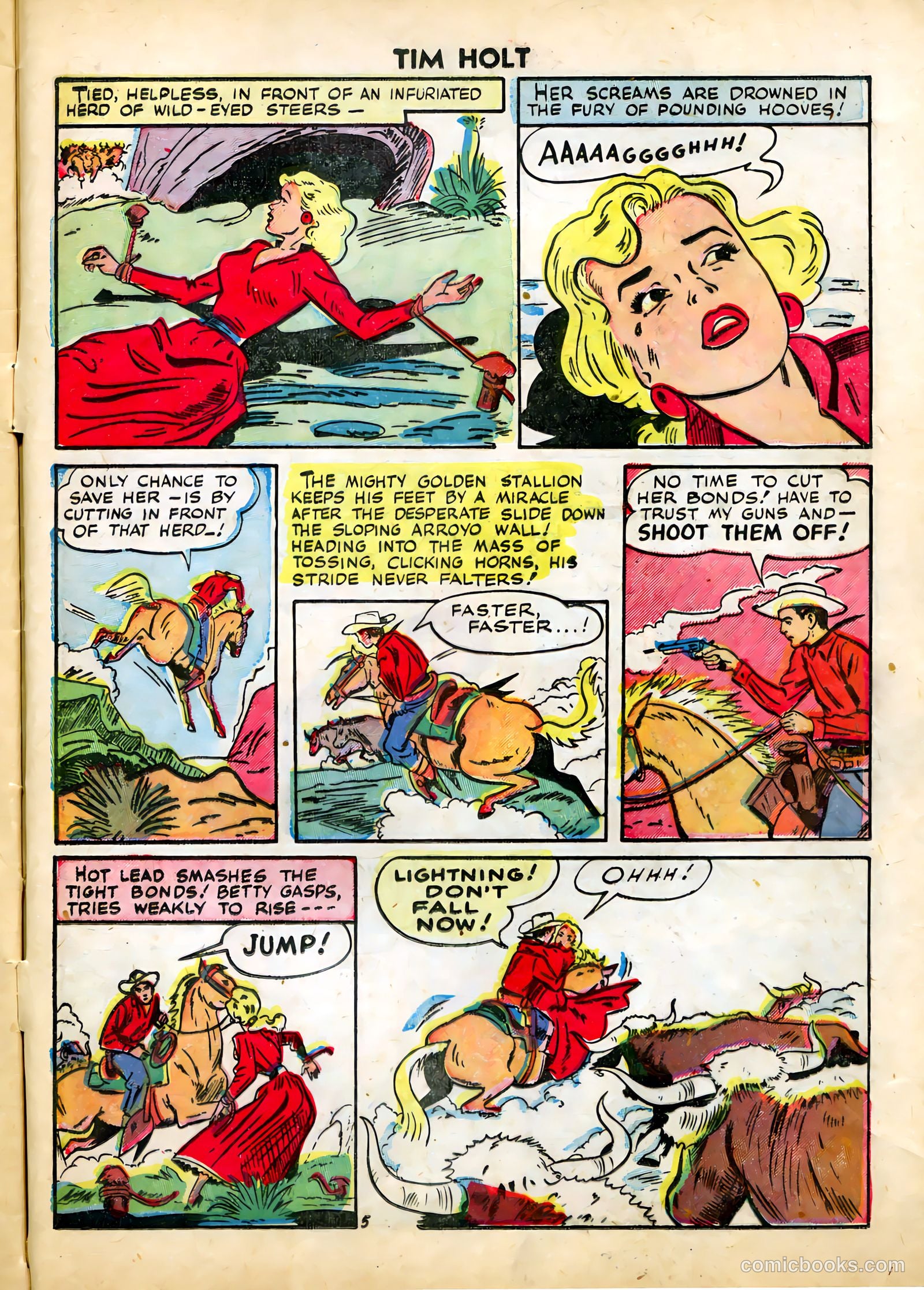 Tim Holt #4 — page 31 of 36