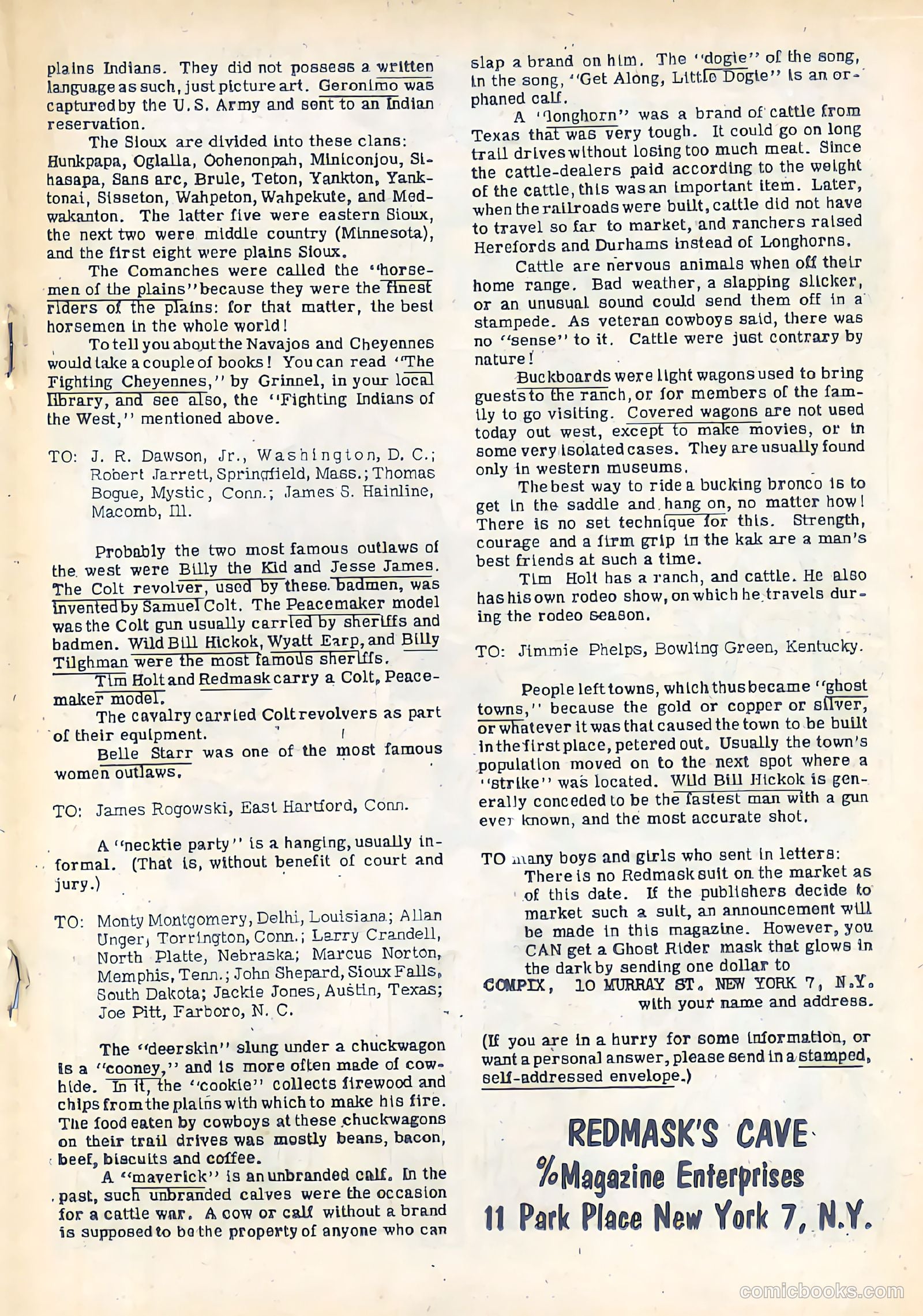 Tim Holt #40 — page 19 of 36