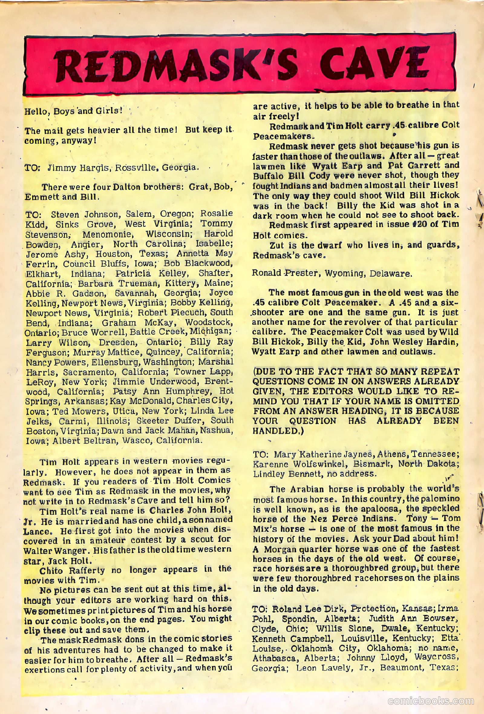 Tim Holt #41 — page 18 of 36