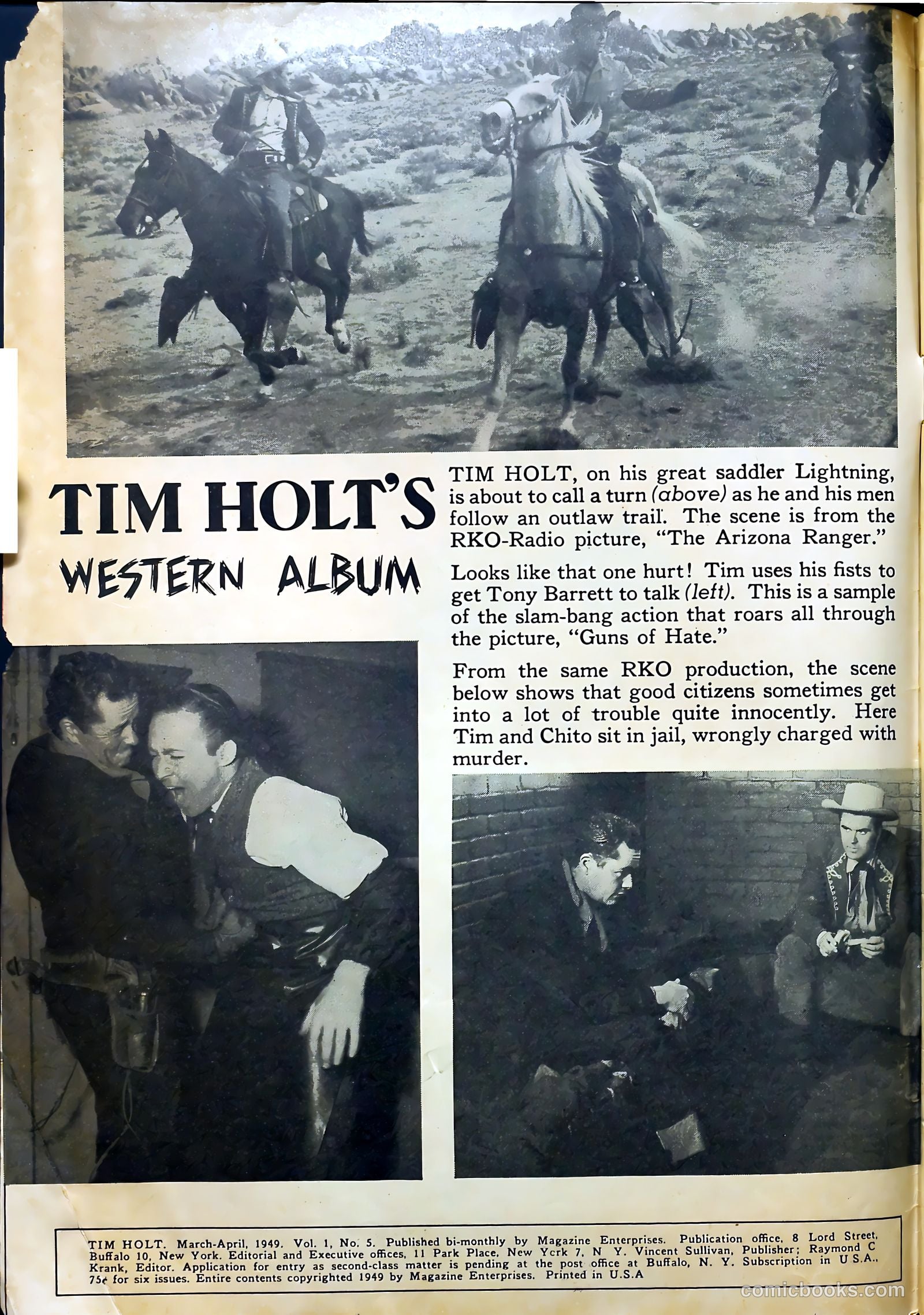 Tim Holt #5 — page 2 of 36