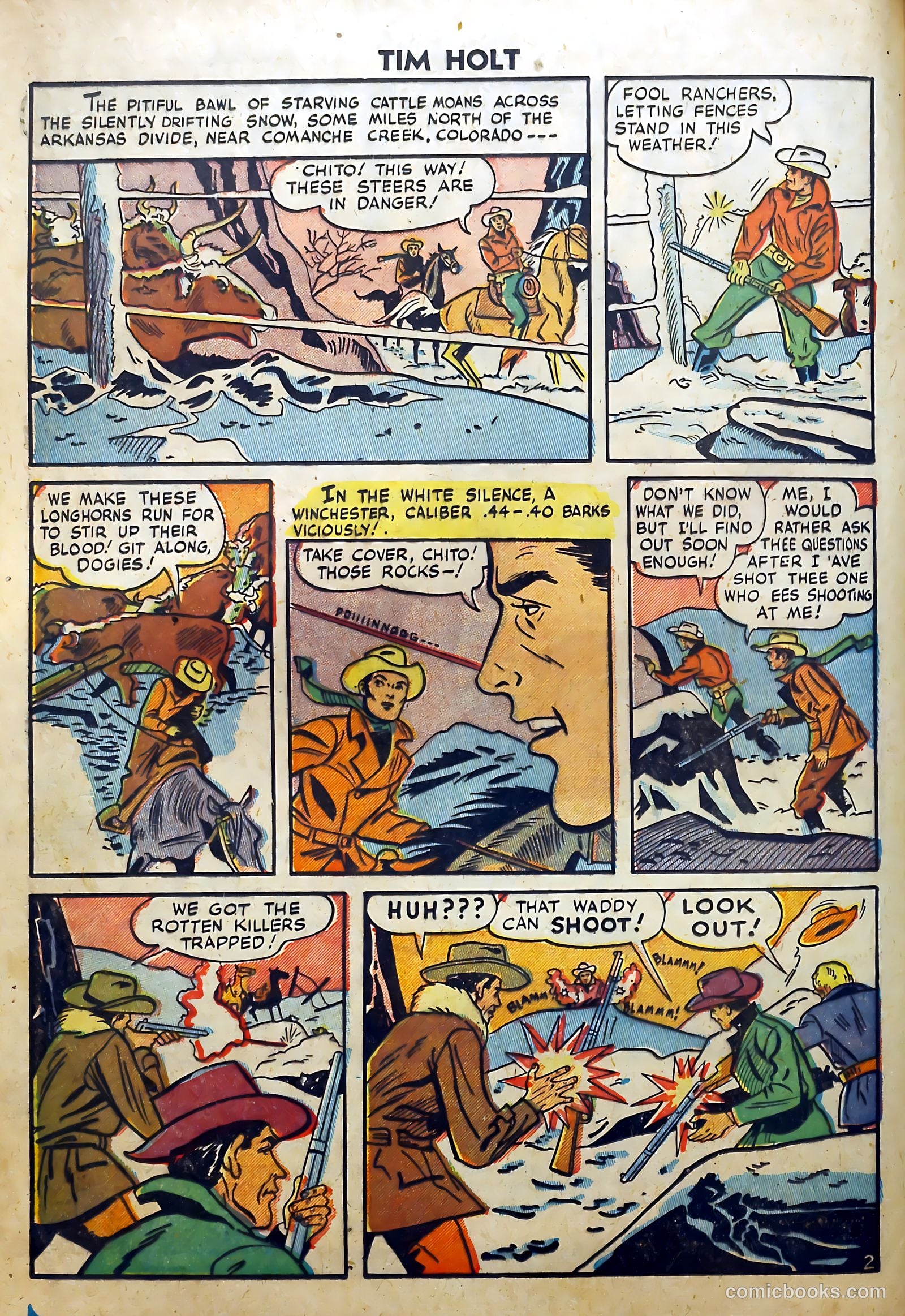 Tim Holt #5 — page 4 of 36
