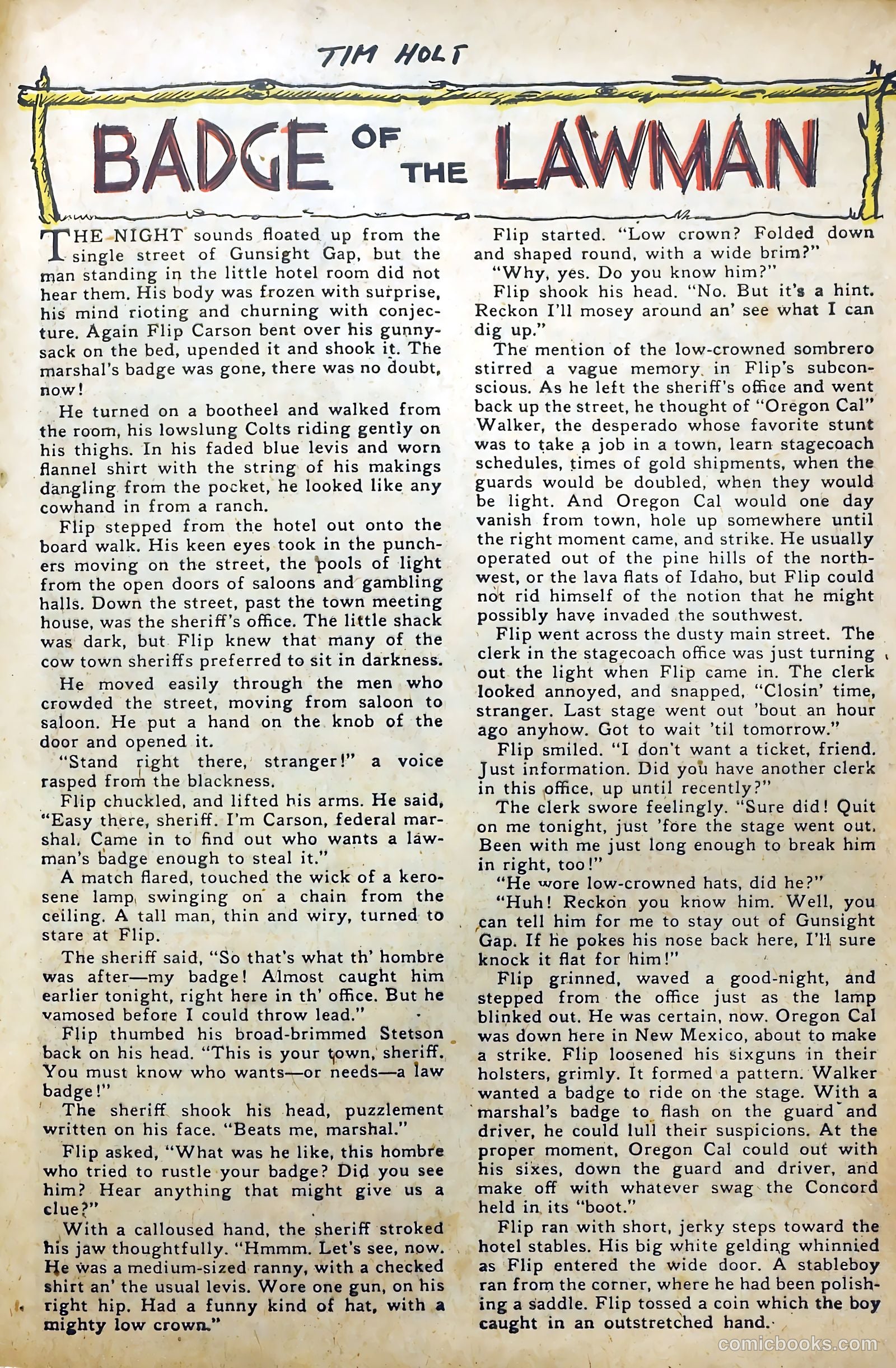 Tim Holt #5 — page 25 of 36