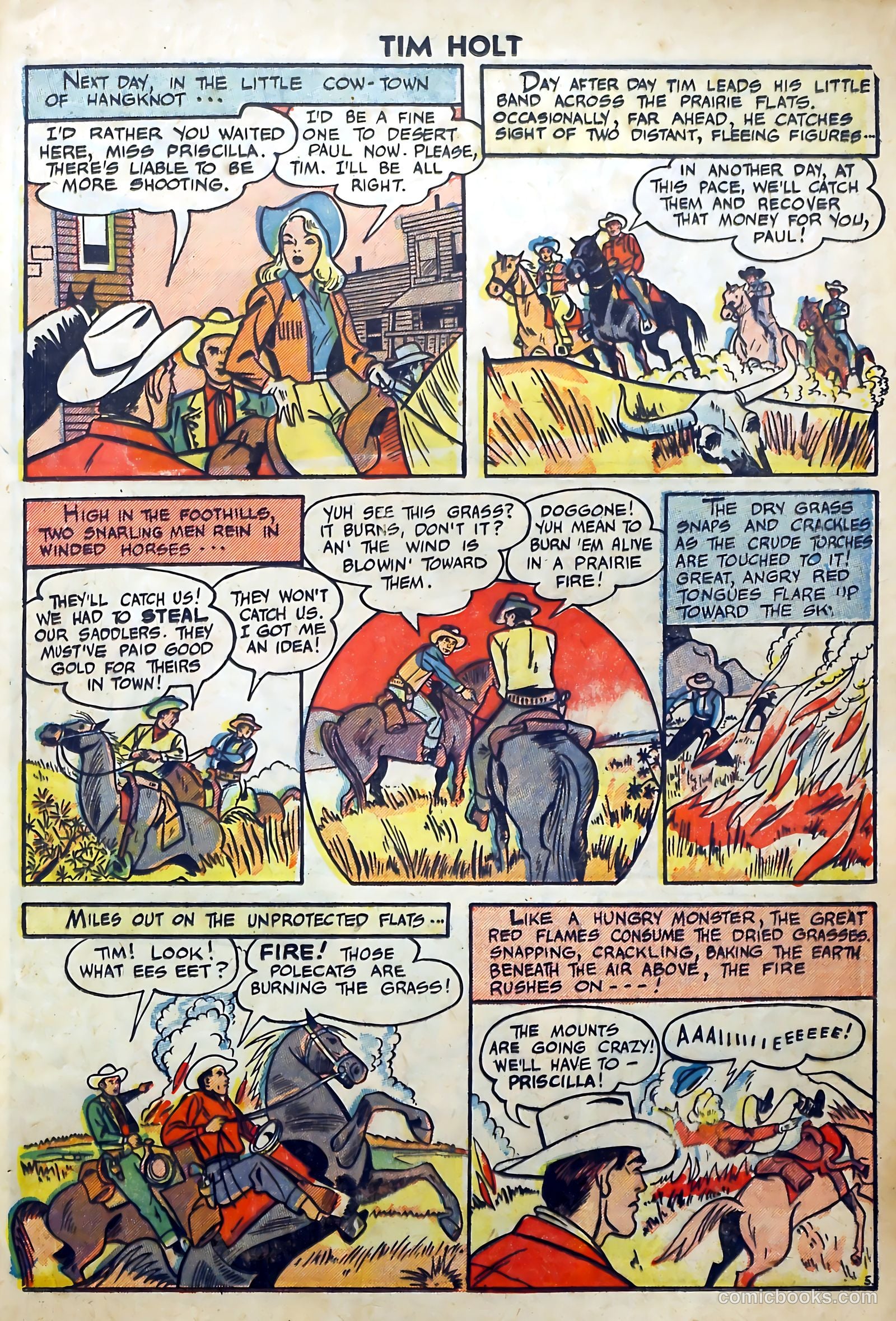 Tim Holt #5 — page 31 of 36