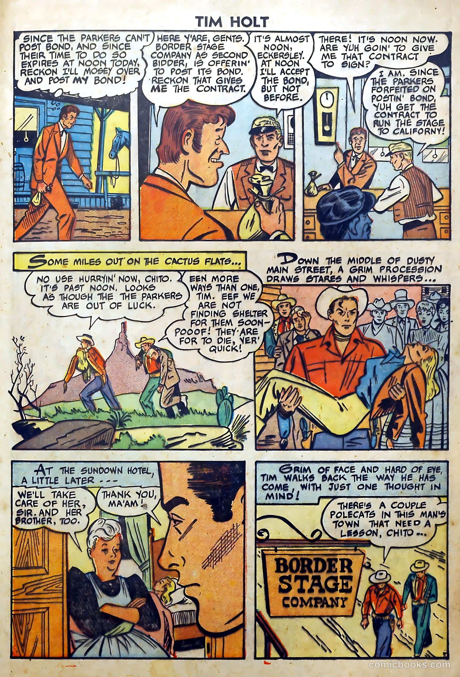 Tim Holt #5 — page 33 of 36