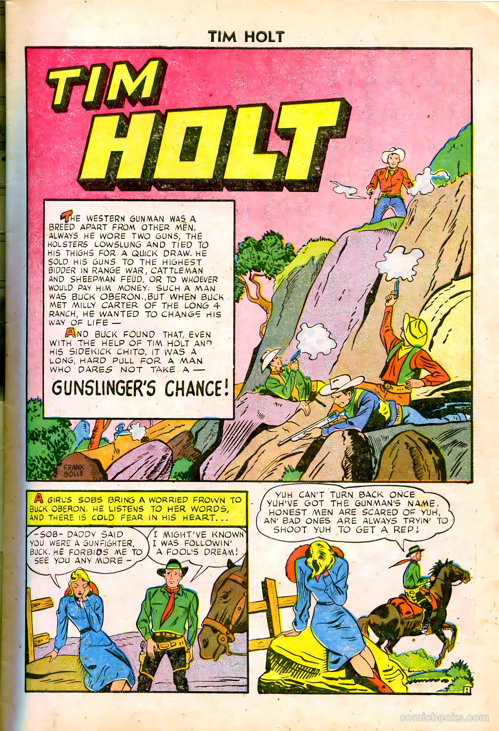 Tim Holt #6 — page 3 of 36