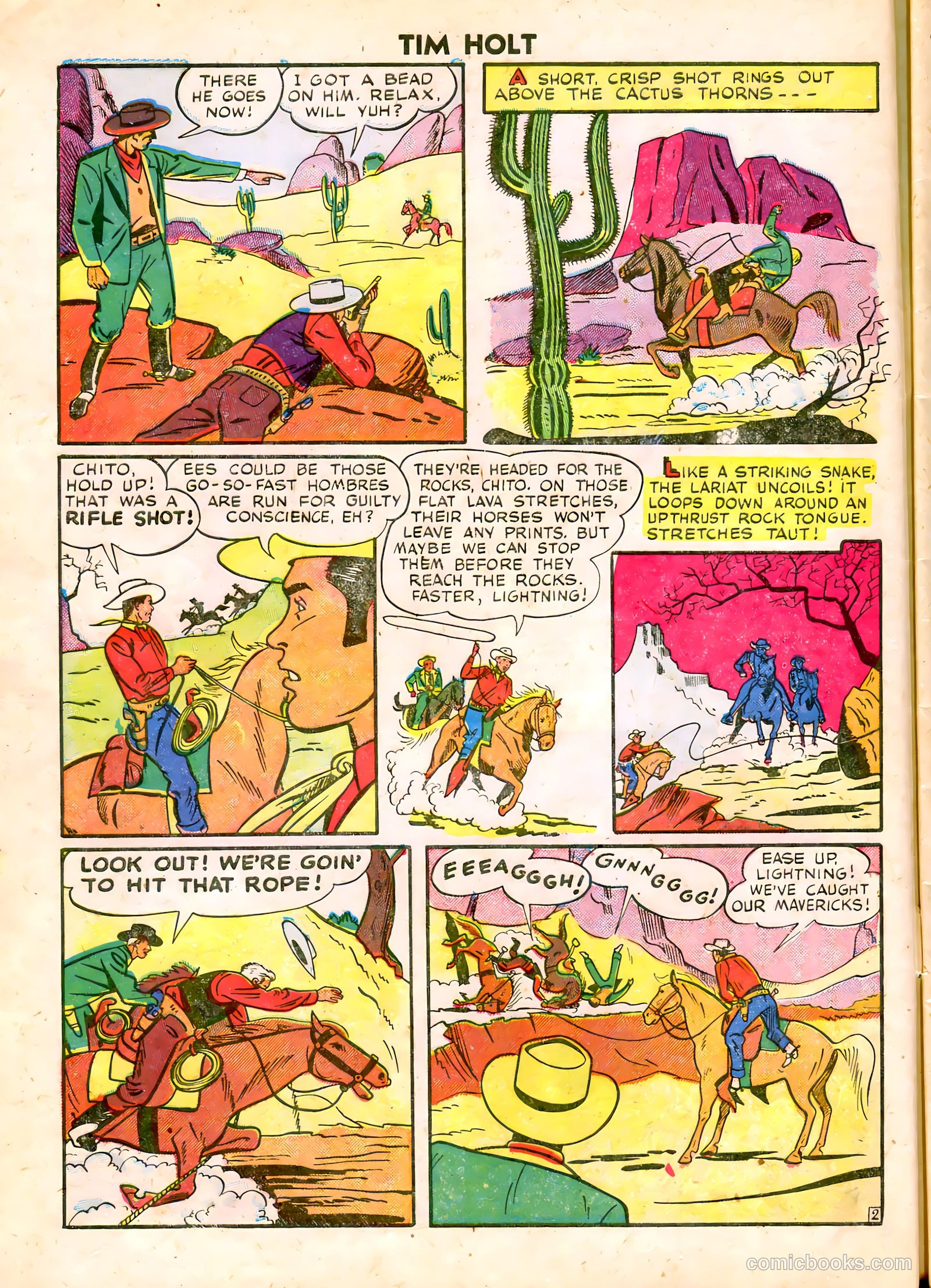 Tim Holt #6 — page 4 of 36