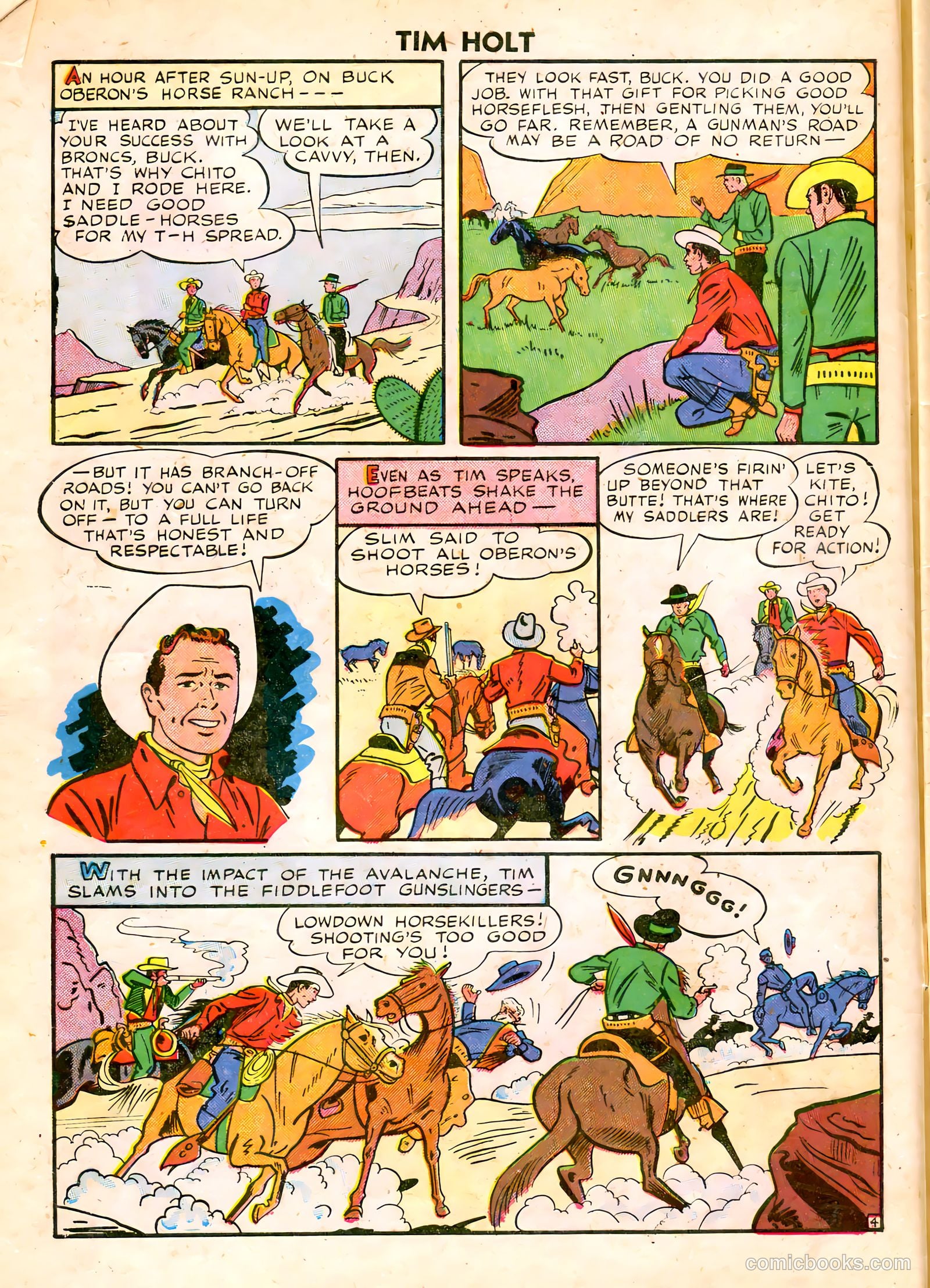 Tim Holt #6 — page 6 of 36