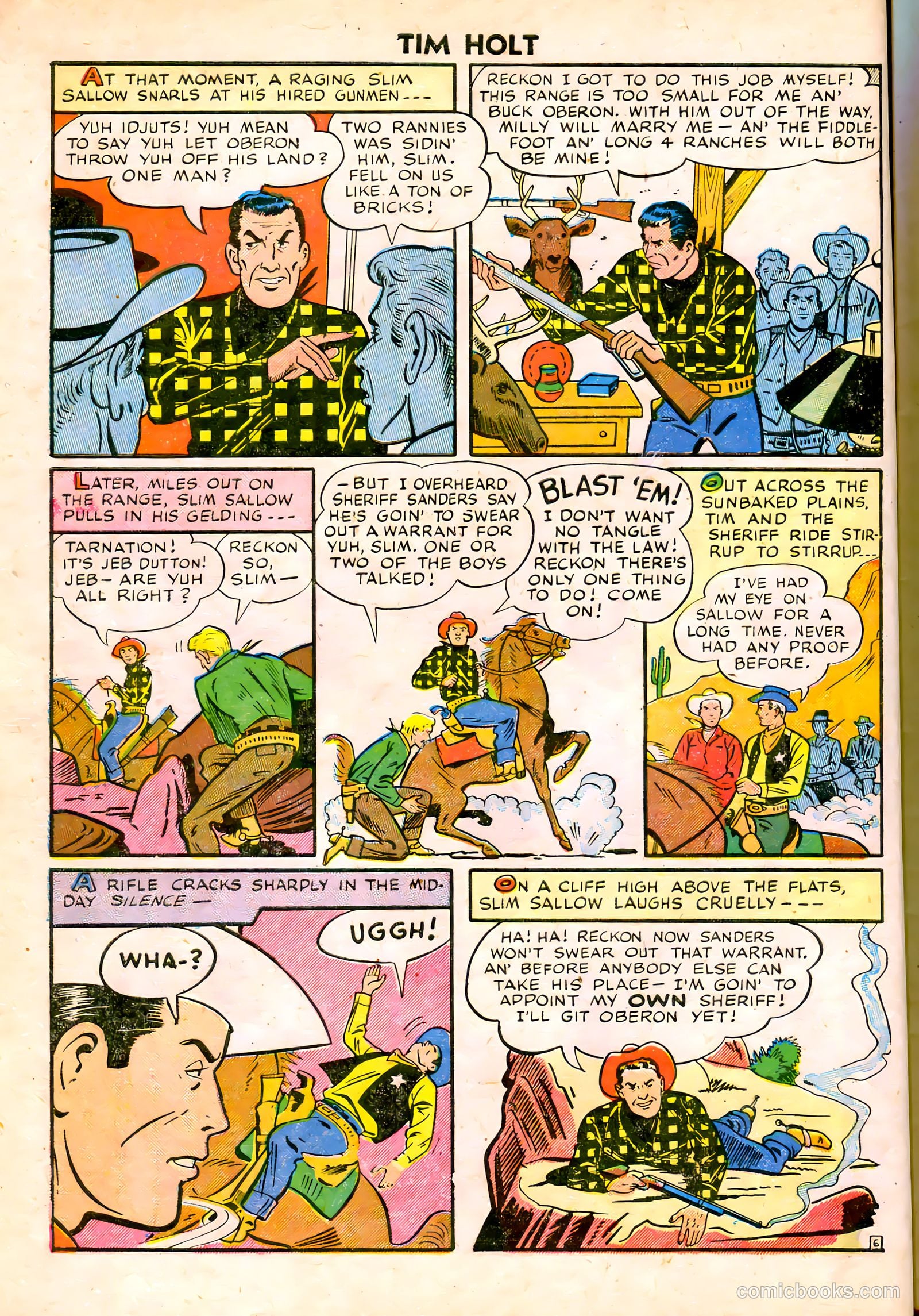 Tim Holt #6 — page 8 of 36