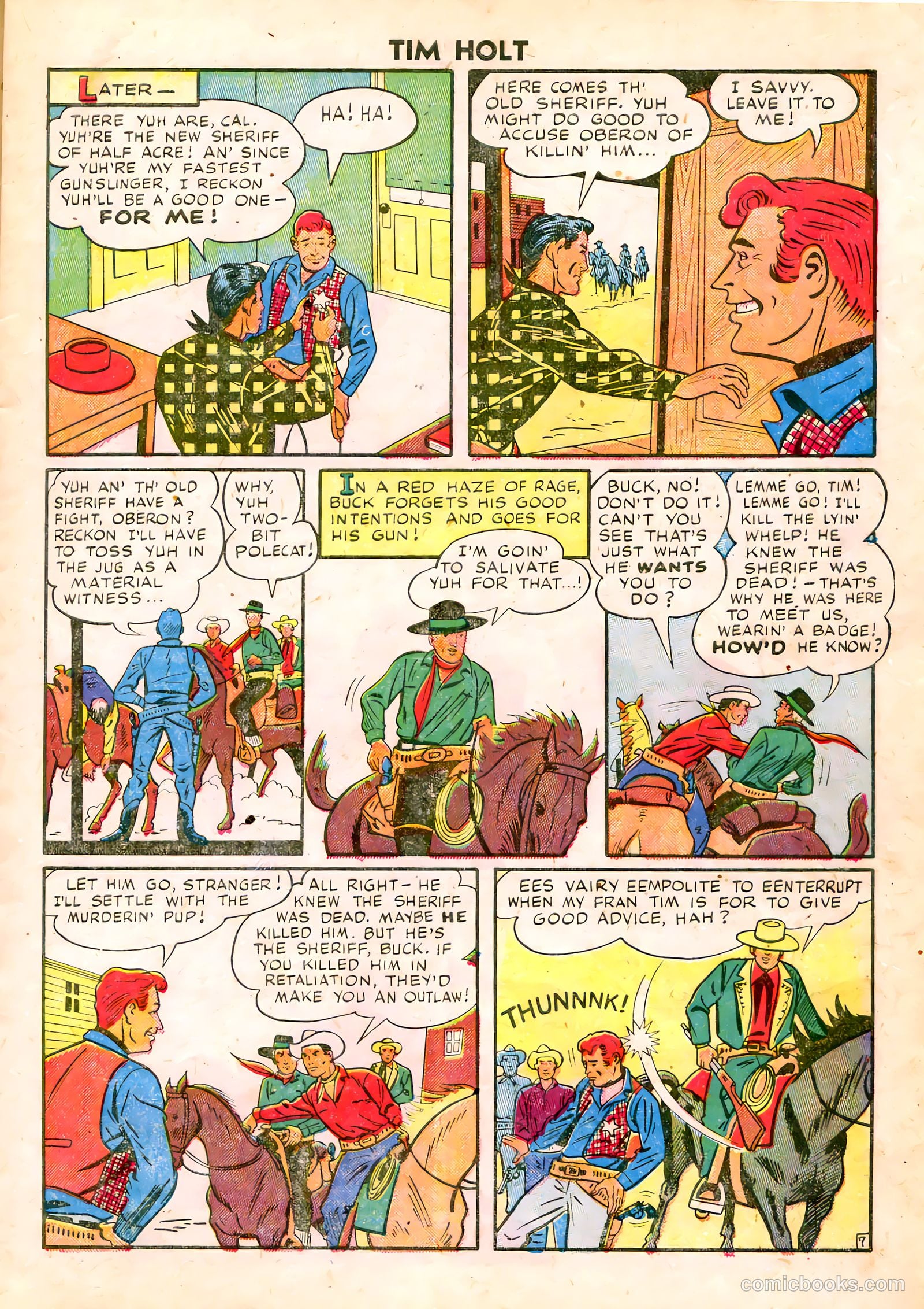 Tim Holt #6 — page 9 of 36