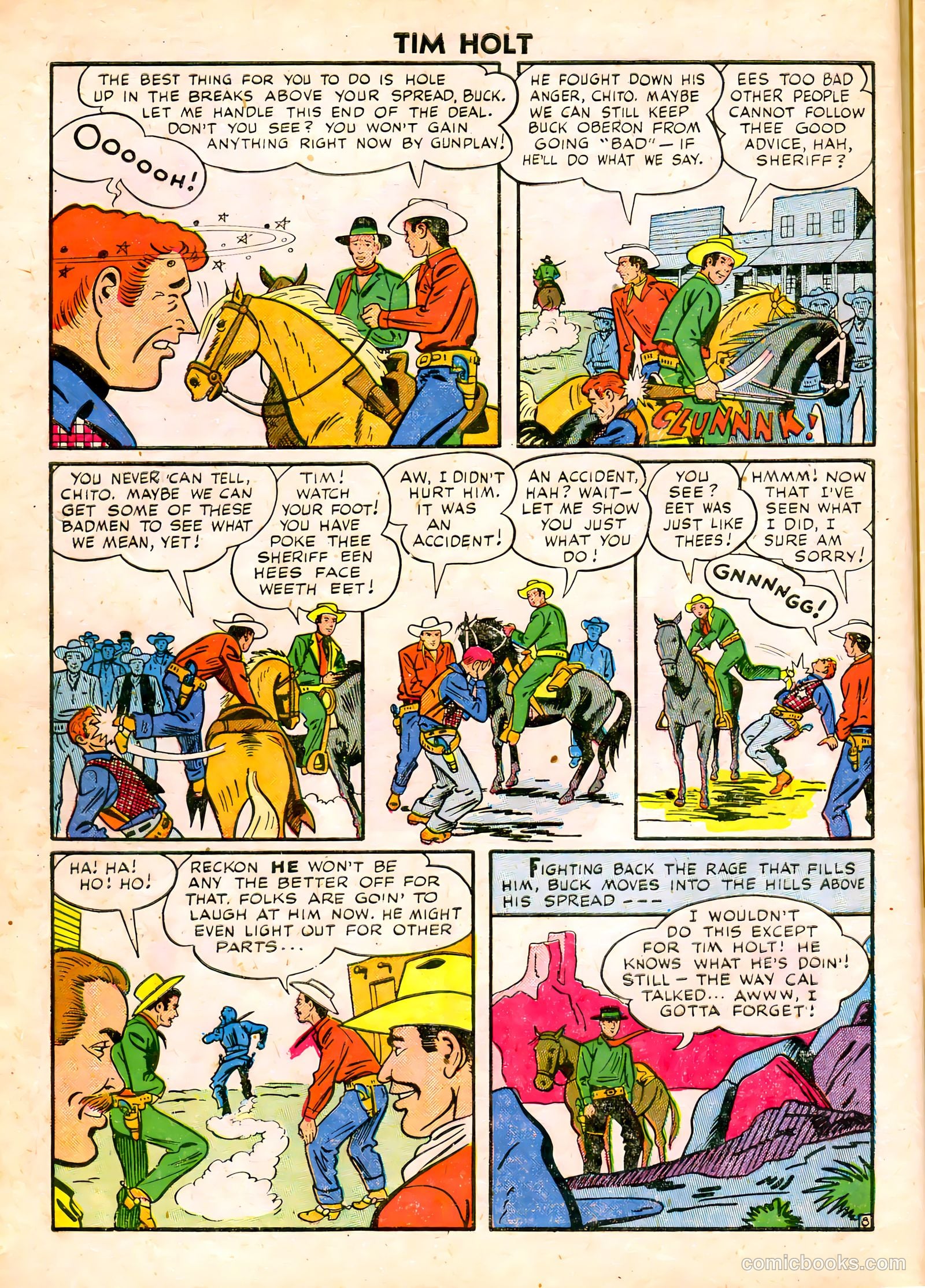 Tim Holt #6 — page 10 of 36