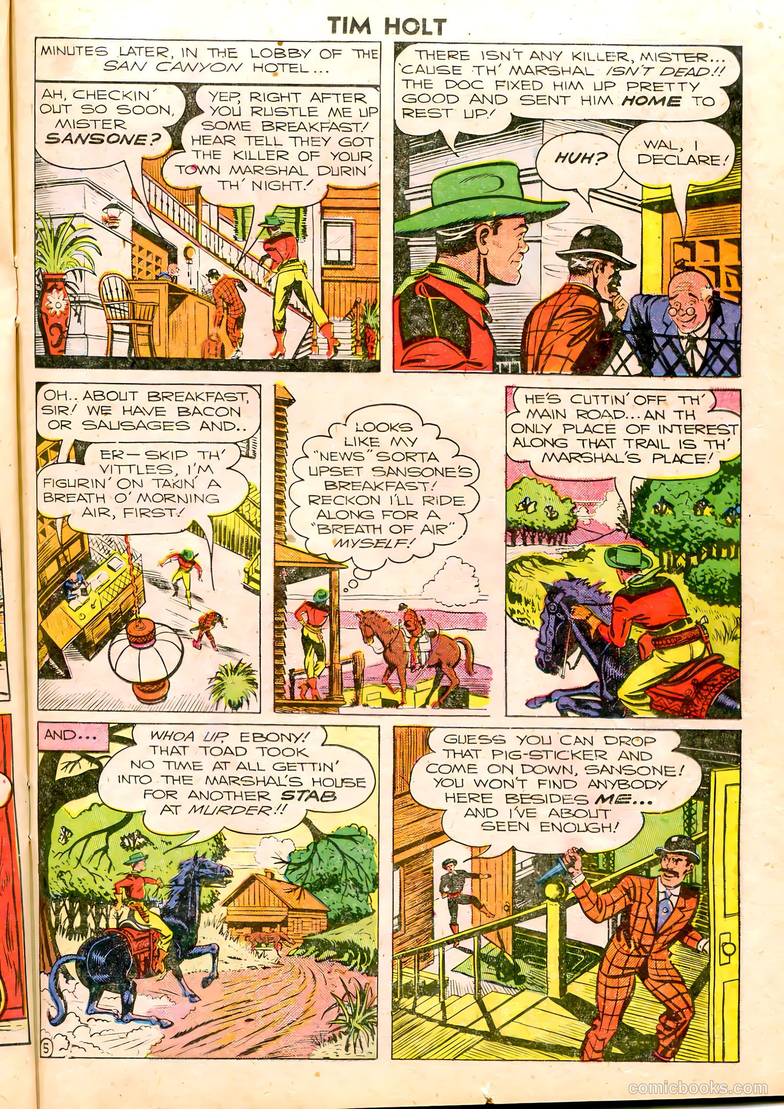 Tim Holt #6 — page 21 of 36