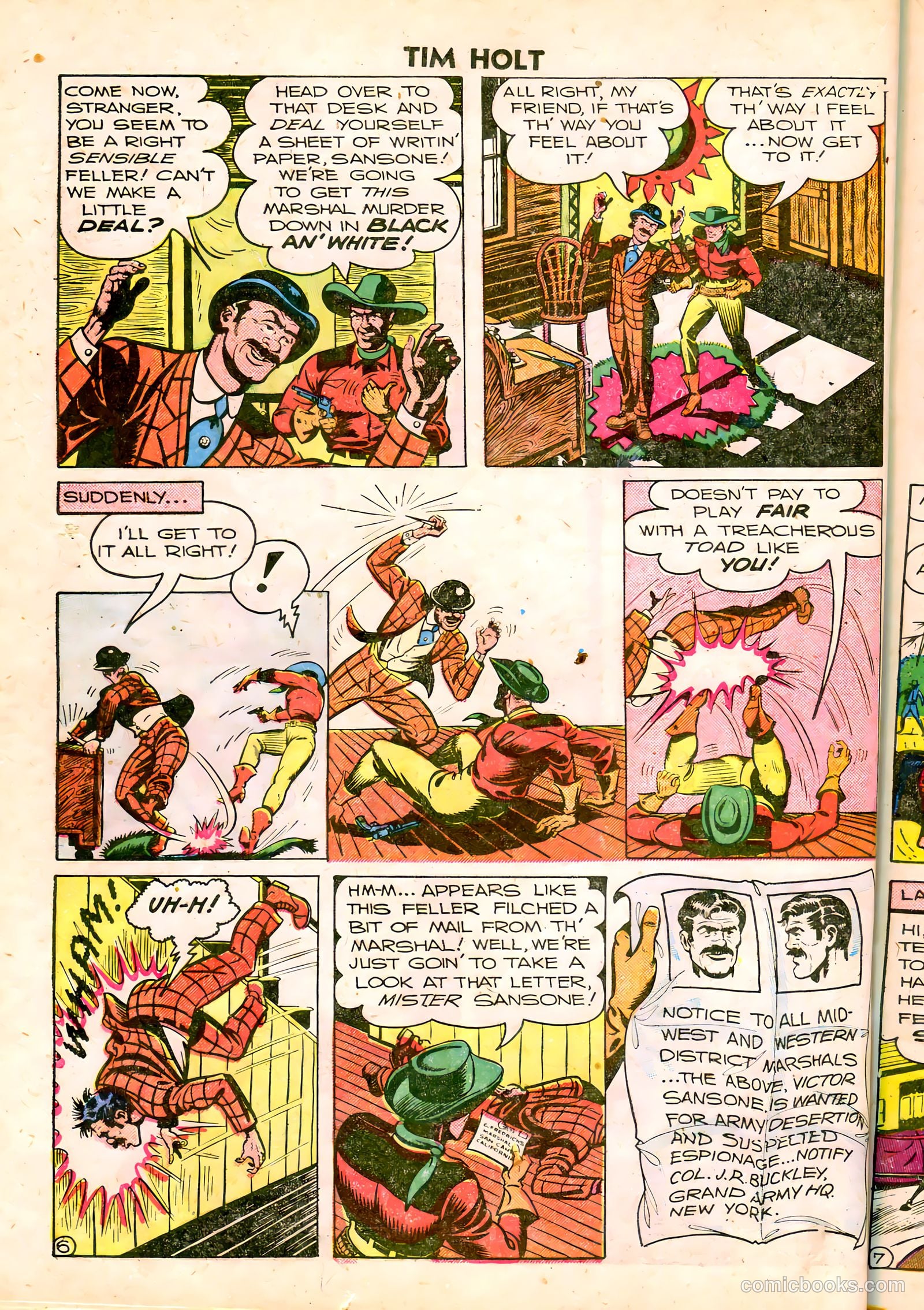 Tim Holt #6 — page 22 of 36