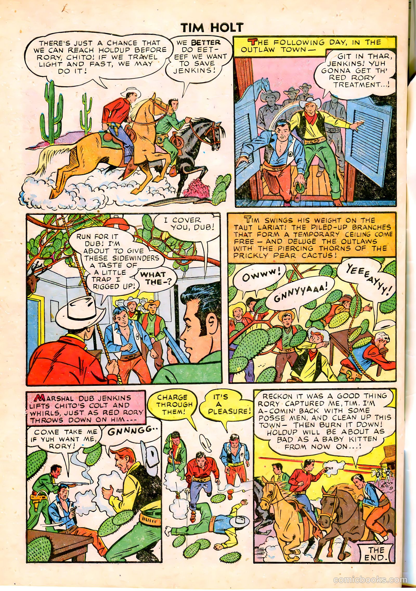 Tim Holt #6 — page 34 of 36