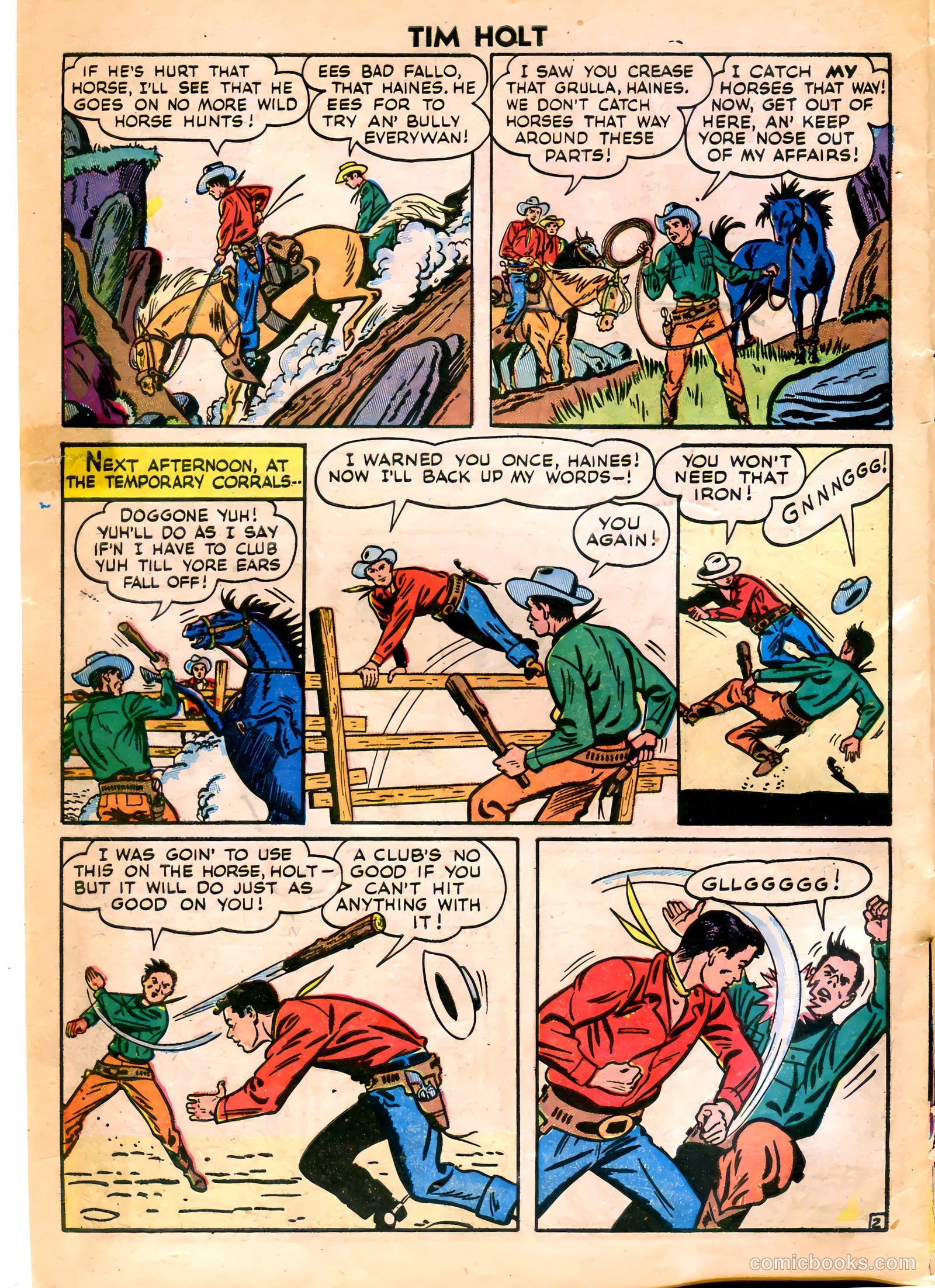 Tim Holt #7 — page 4 of 36