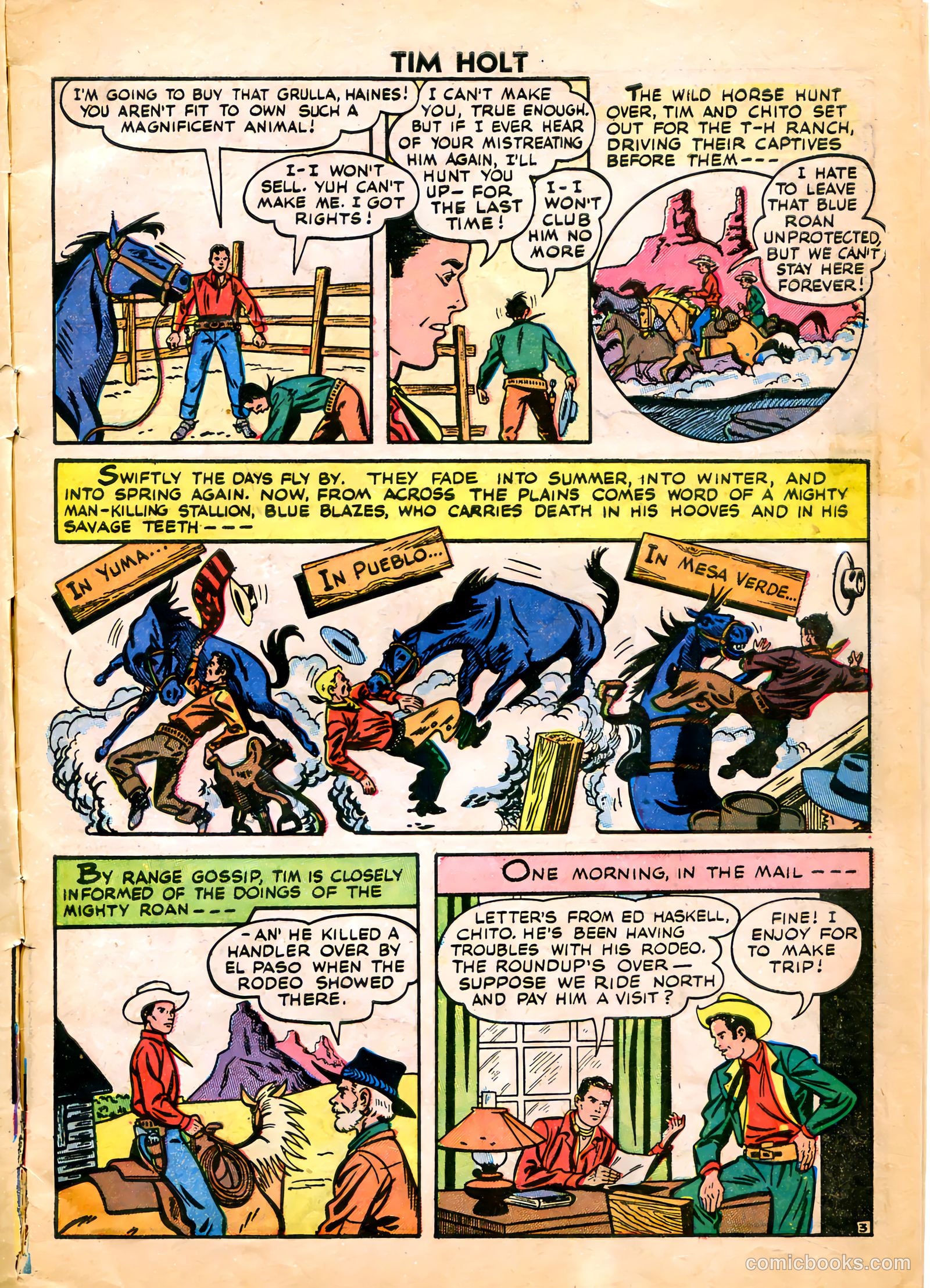 Tim Holt #7 — page 5 of 36