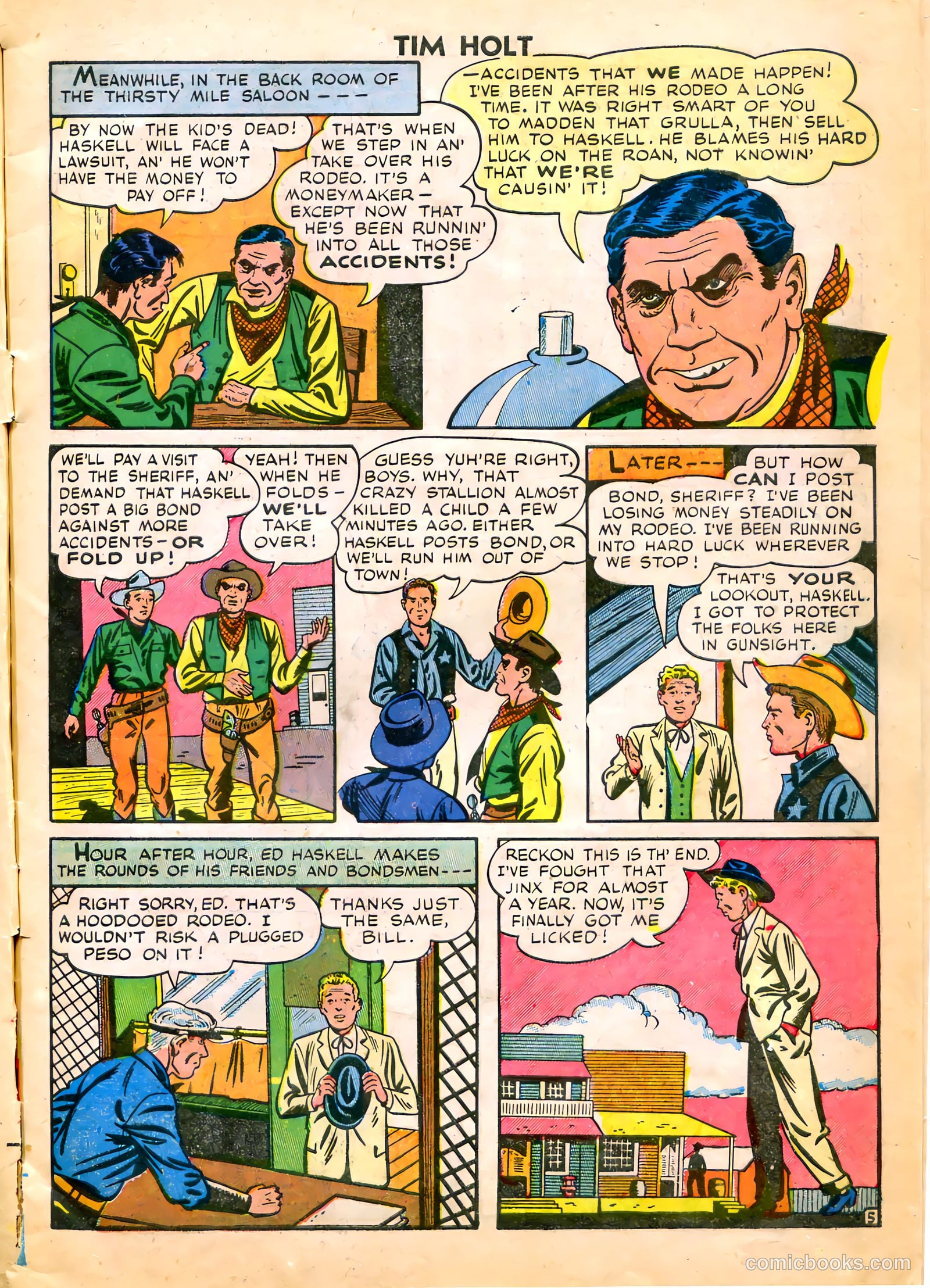 Tim Holt #7 — page 7 of 36