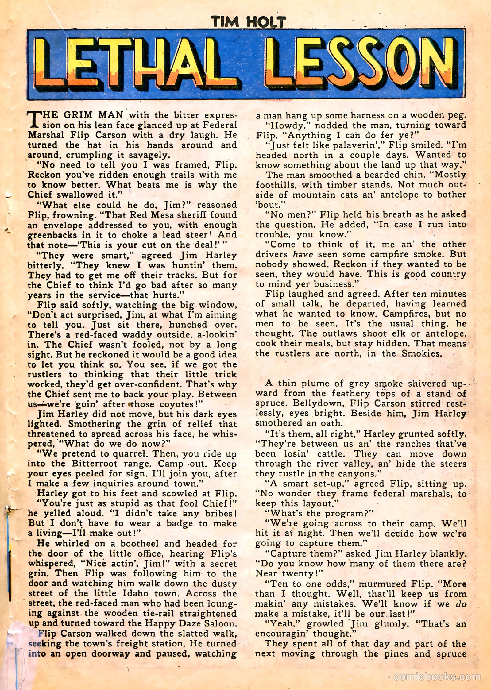 Tim Holt #7 — page 21 of 36