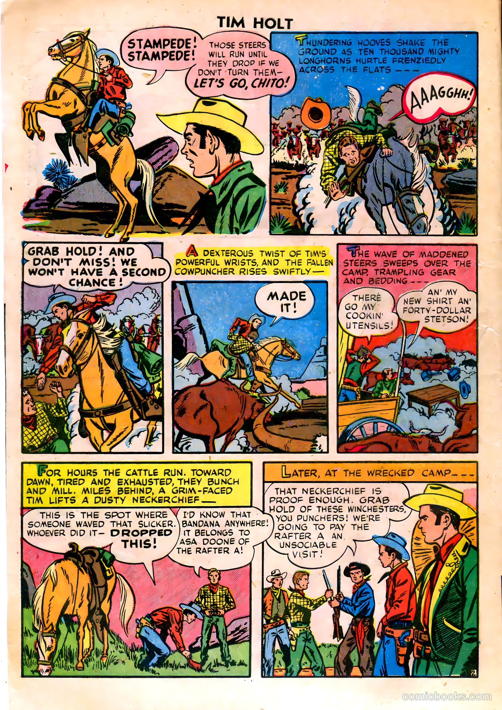 Tim Holt #8 — page 4 of 36